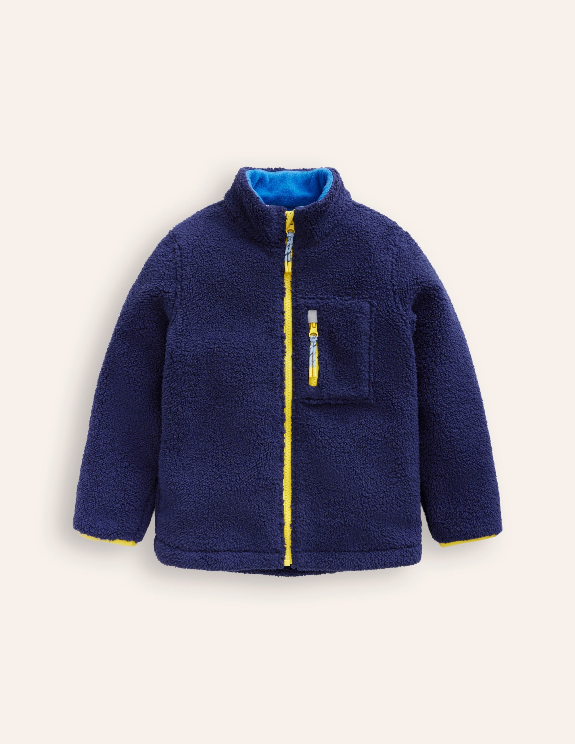 Cosy Windproof Fleece-College Navy - Image 1