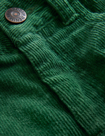 Classic Cord Trousers-Ivy Green-3
