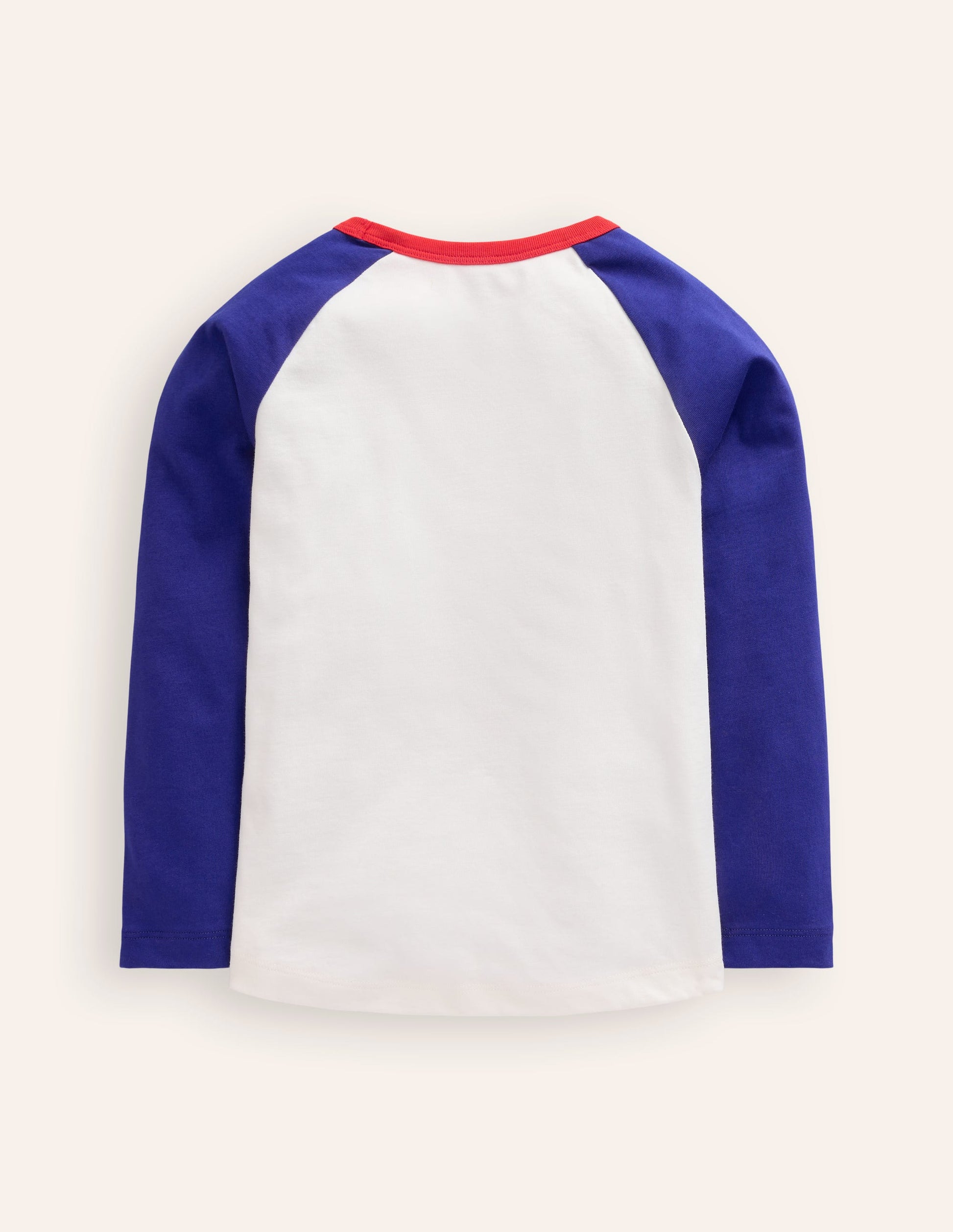 Printed Logo Raglan T-Shirt-Blue Heron Bikes-2
