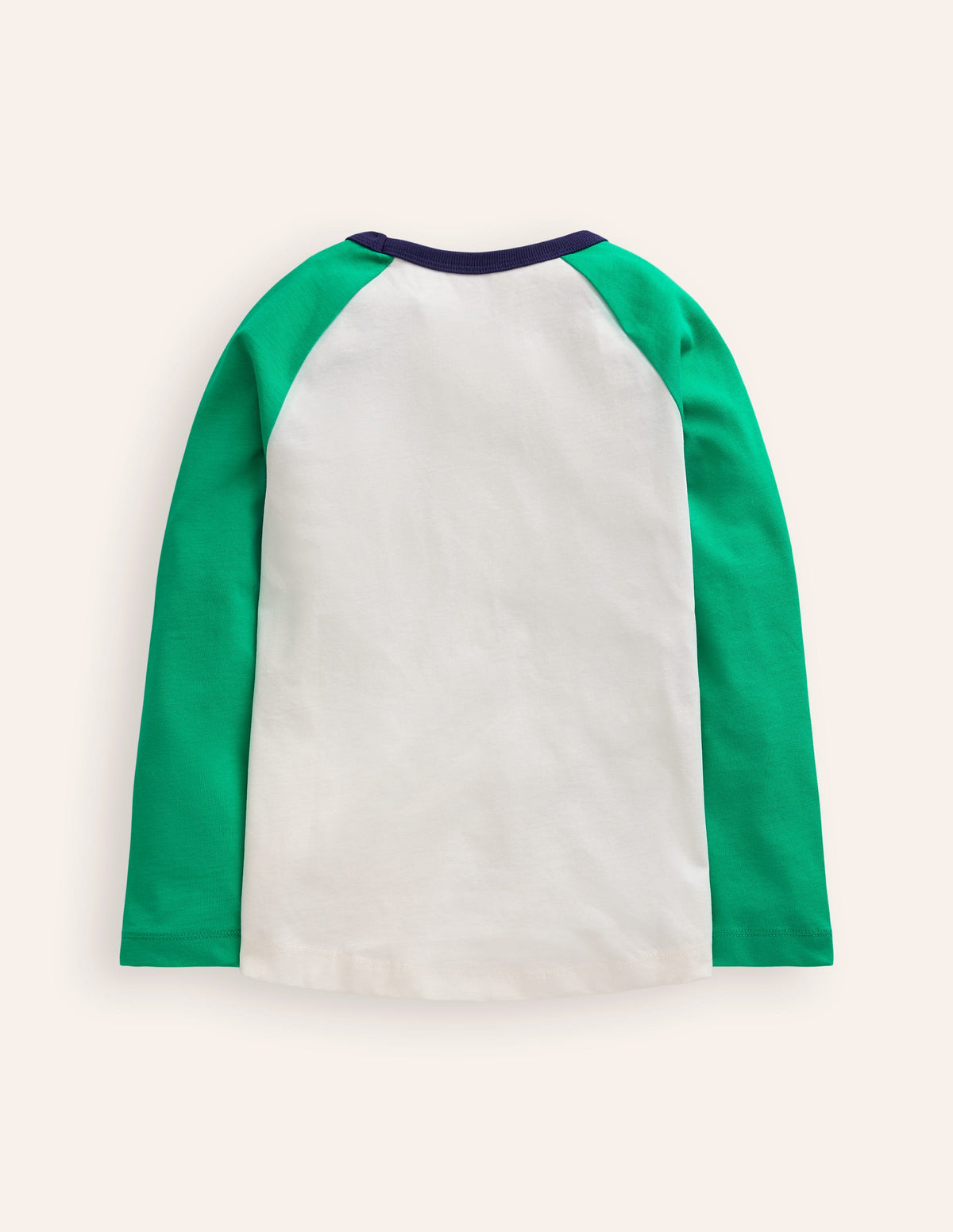 Printed Logo Raglan T-Shirt-Topaz Green Helicopter-2