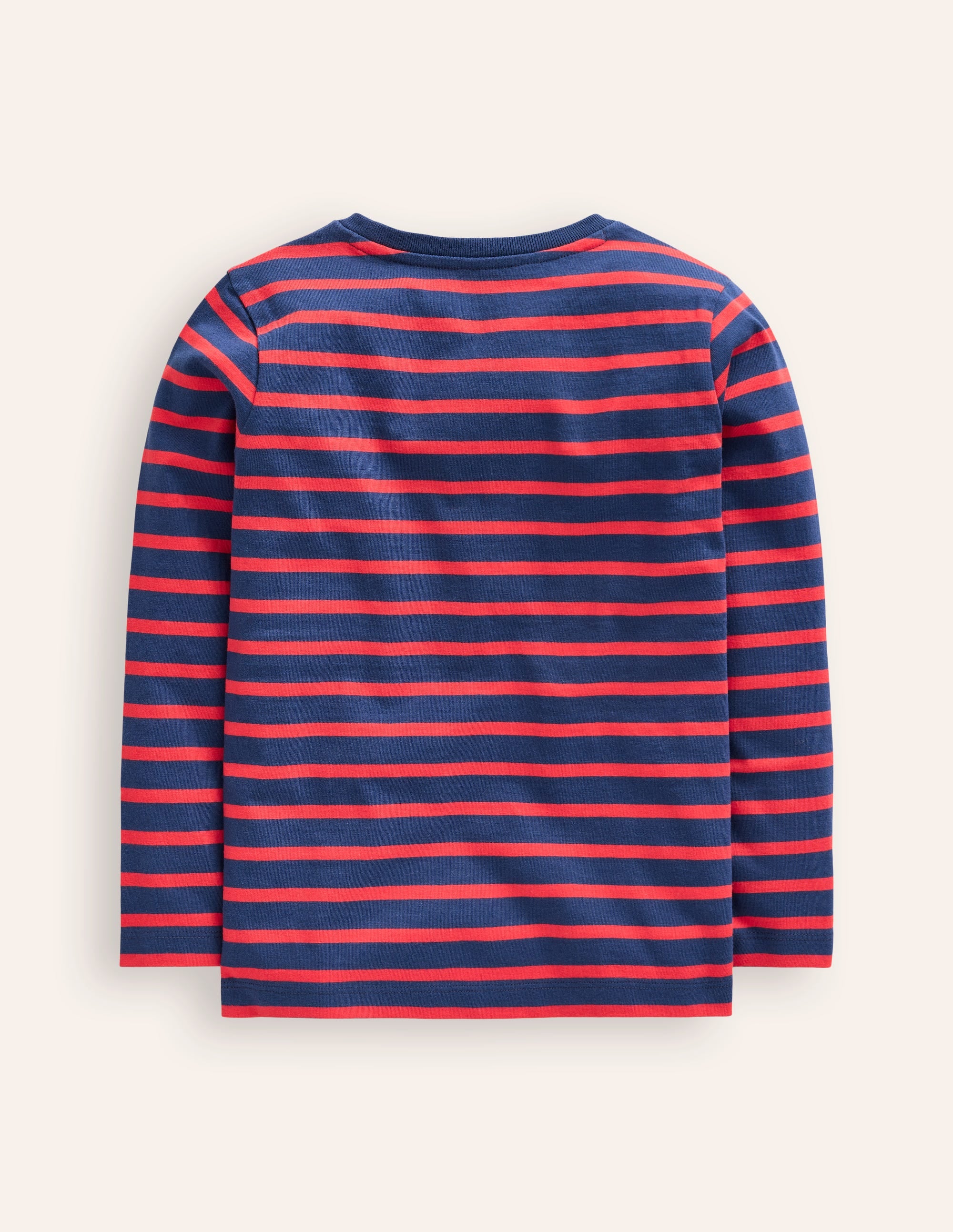 Everyday Breton T-Shirt-Starboard / Strawberry Tart - Image 2