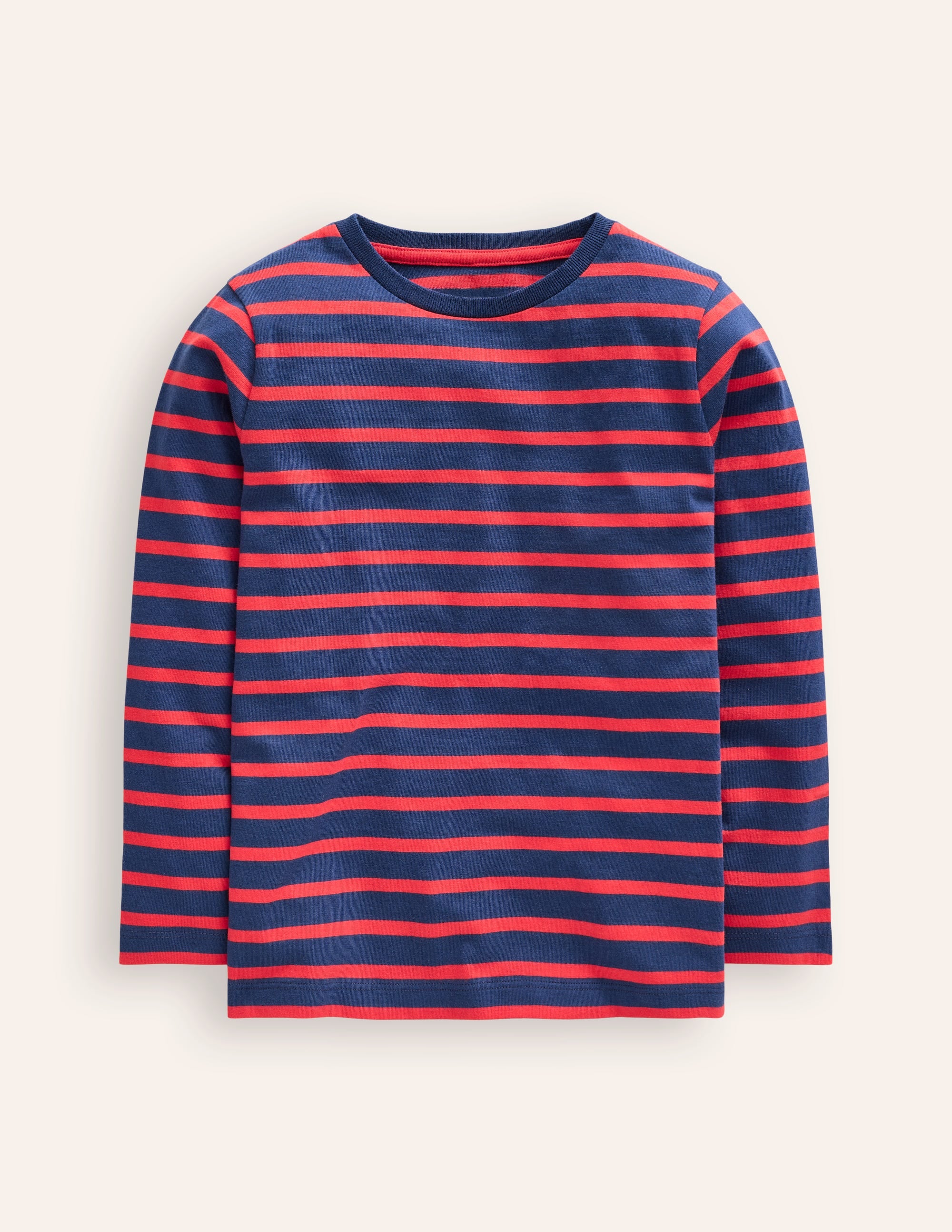 Everyday Breton T-Shirt-Starboard / Strawberry Tart - Image 1