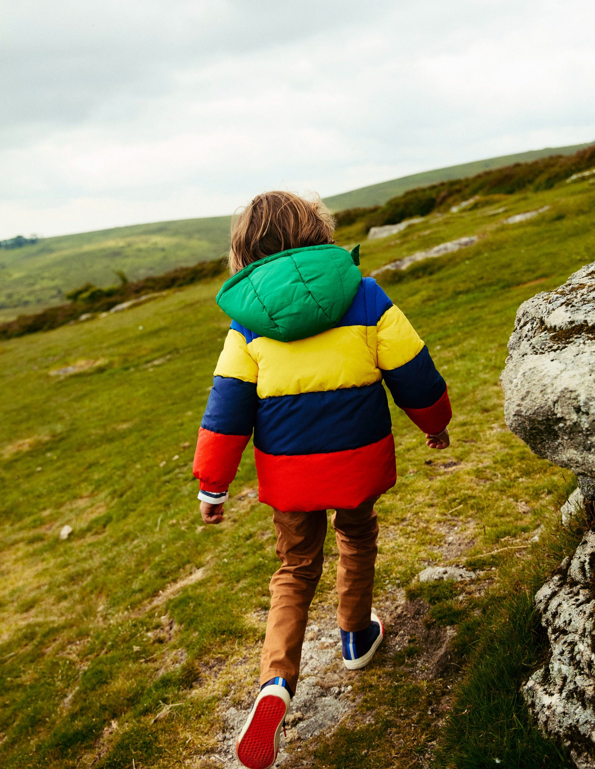 2-in-1 Puffer Coat-Multi Stripe-7