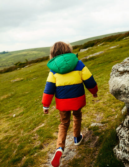 2-in-1 Puffer Coat-Multi Stripe-7