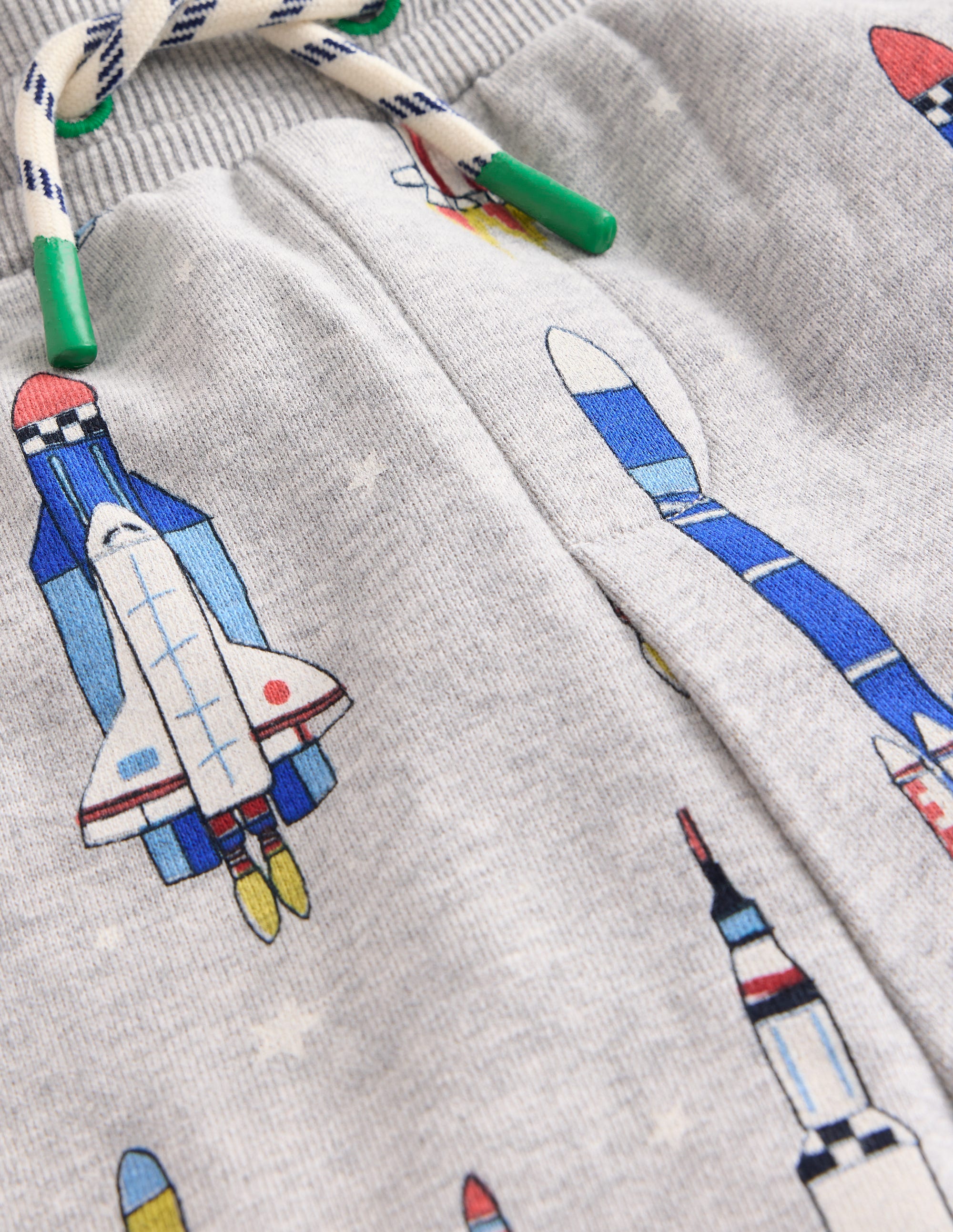 Printed Joggers-Grey Multi Rockets - Image 3