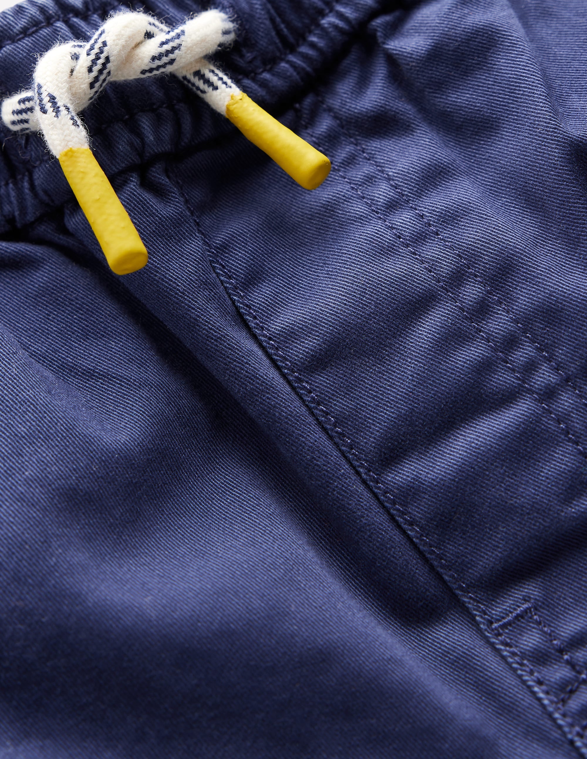 Slim Pull-On Trousers-College Navy Twill - Image 3