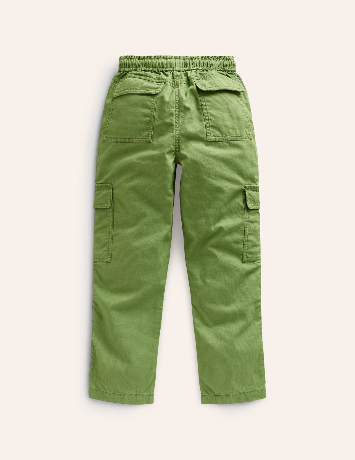 Cargo Pull On Trousers-Leaf Green-2