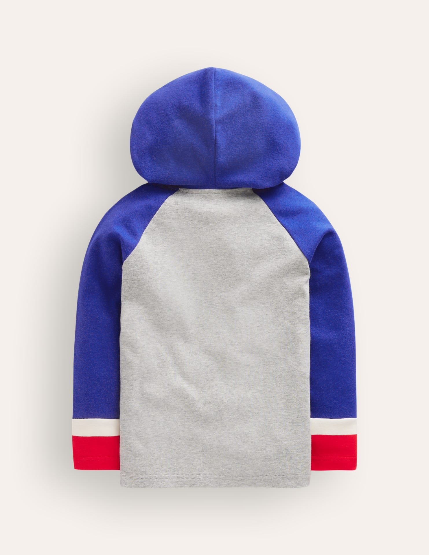 Supersoft Hooded Raglan-Grey Marl - Image 2