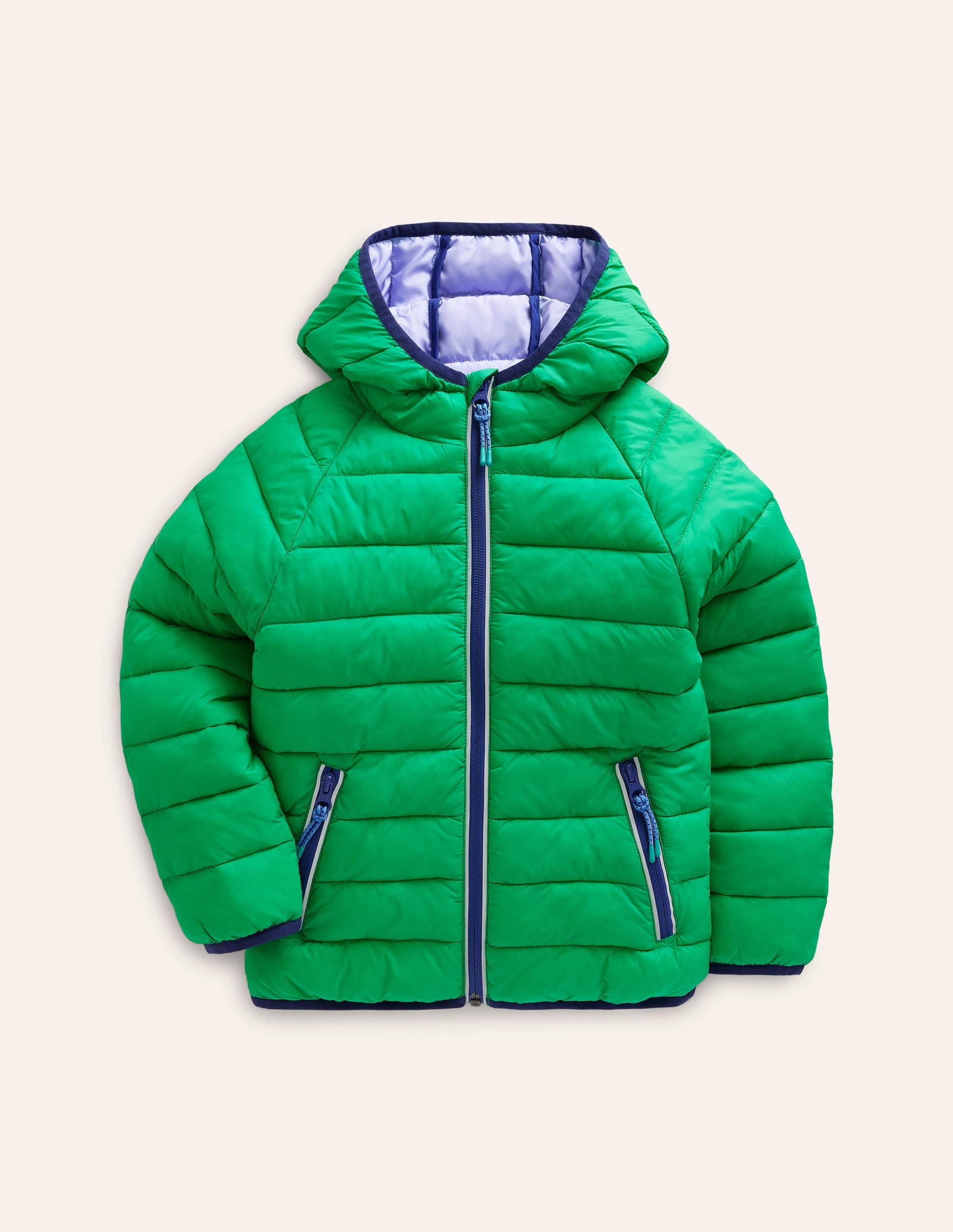 Pack-away Padded Jacket-Topaz Green Pea-1