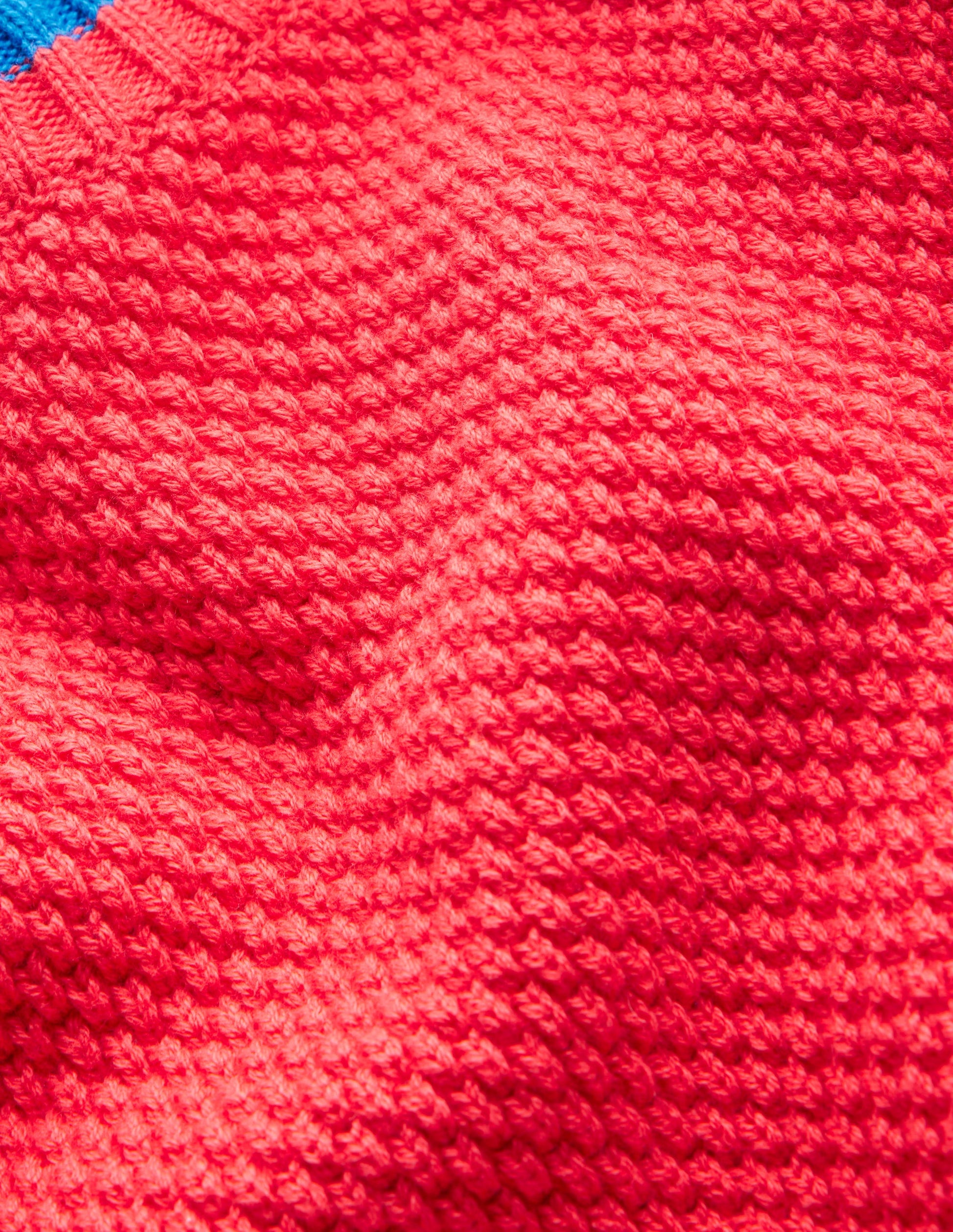 Chunky Cotton Jumper-Jam Red-3