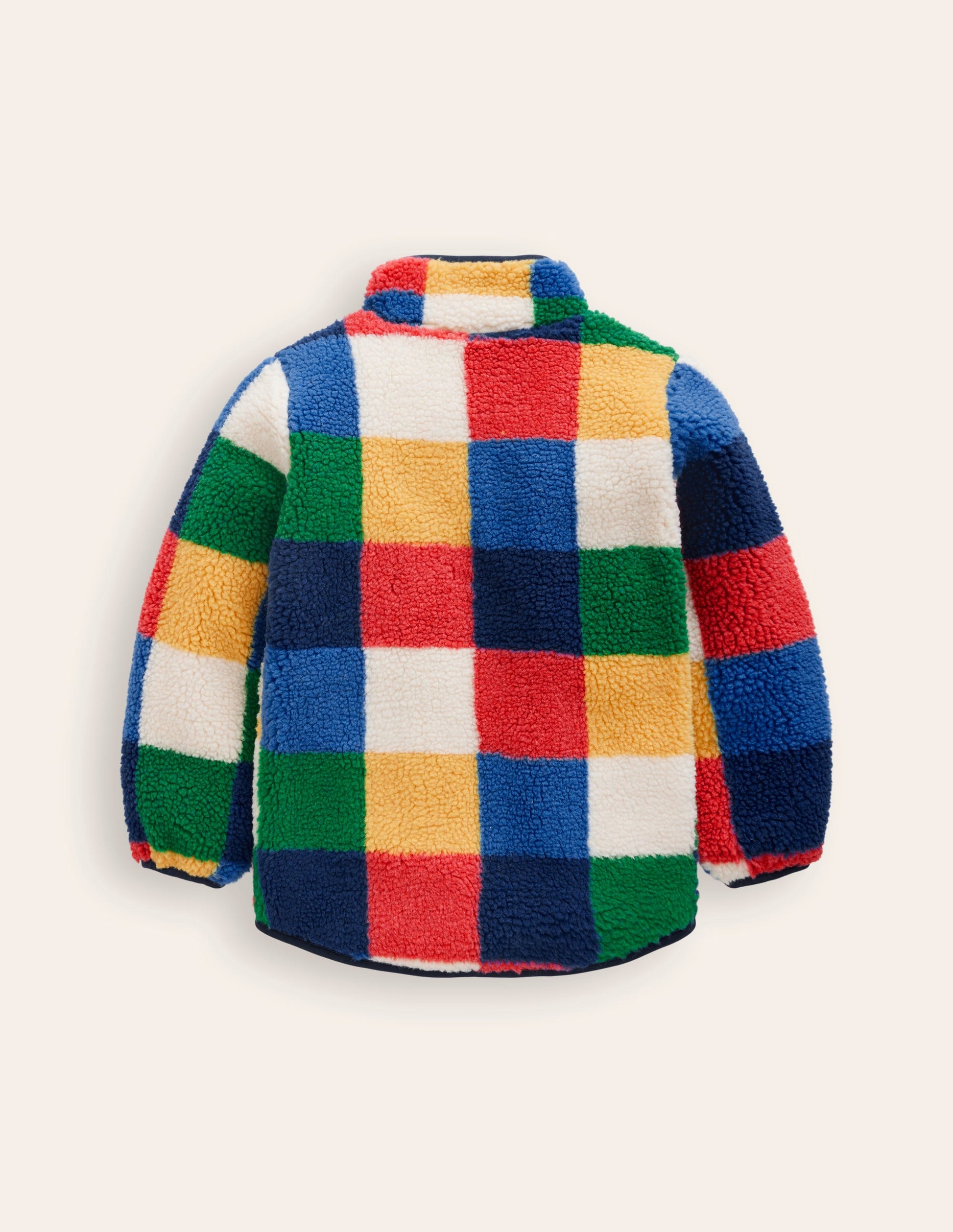Cosy Borg Jacket-Multi Check-2