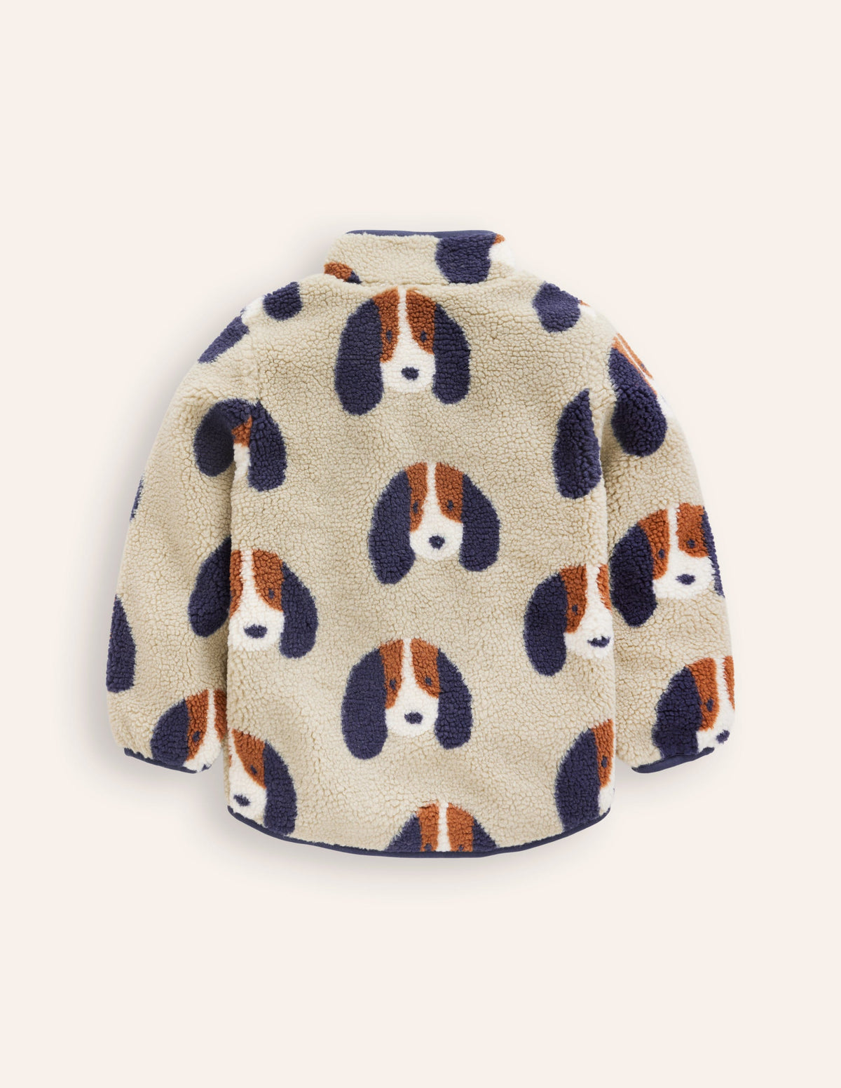 Cosy Borg Jacket-Oatmeal Pups - Image 7