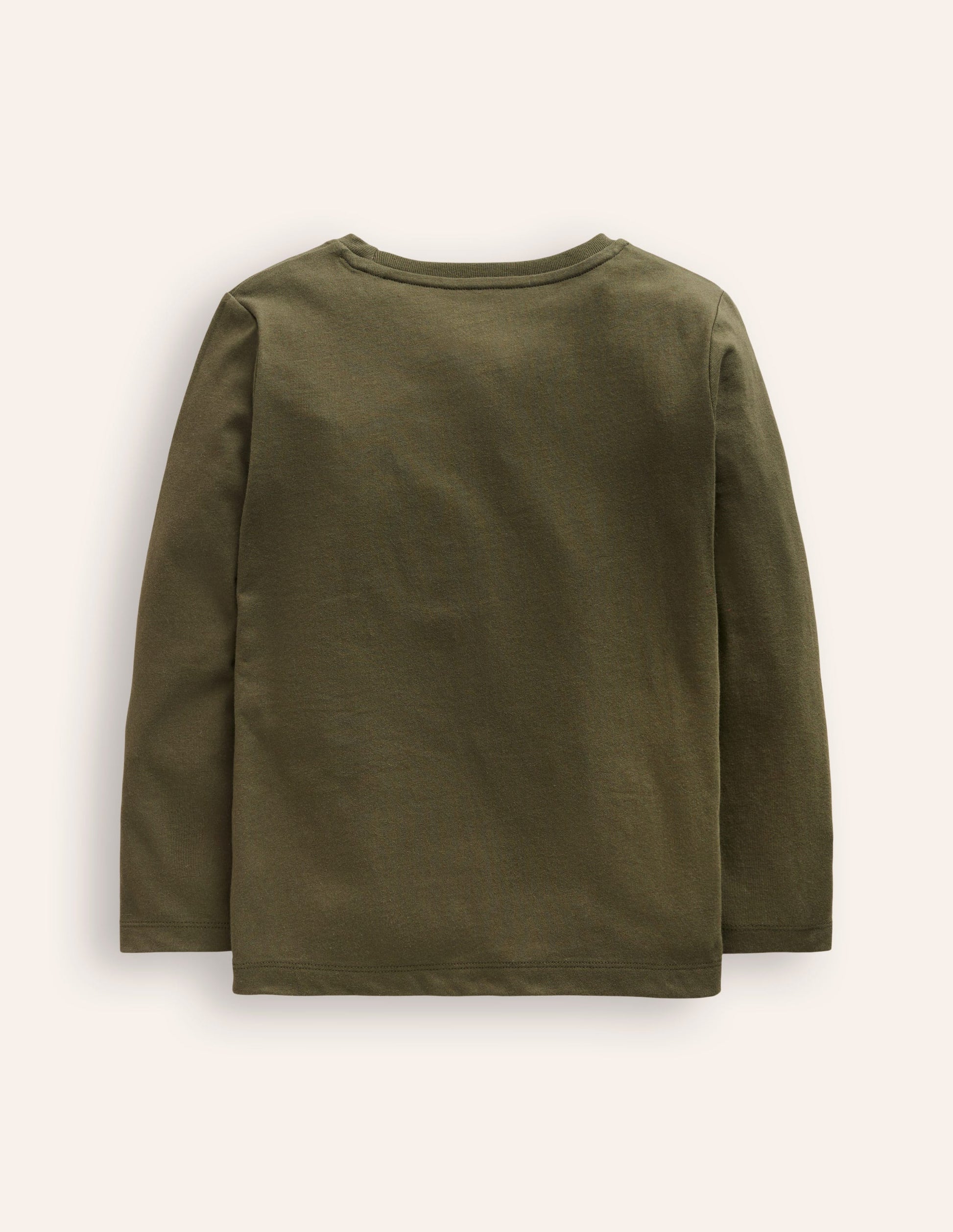 Boucle Detail T-shirt-Classic Khaki Dino-2