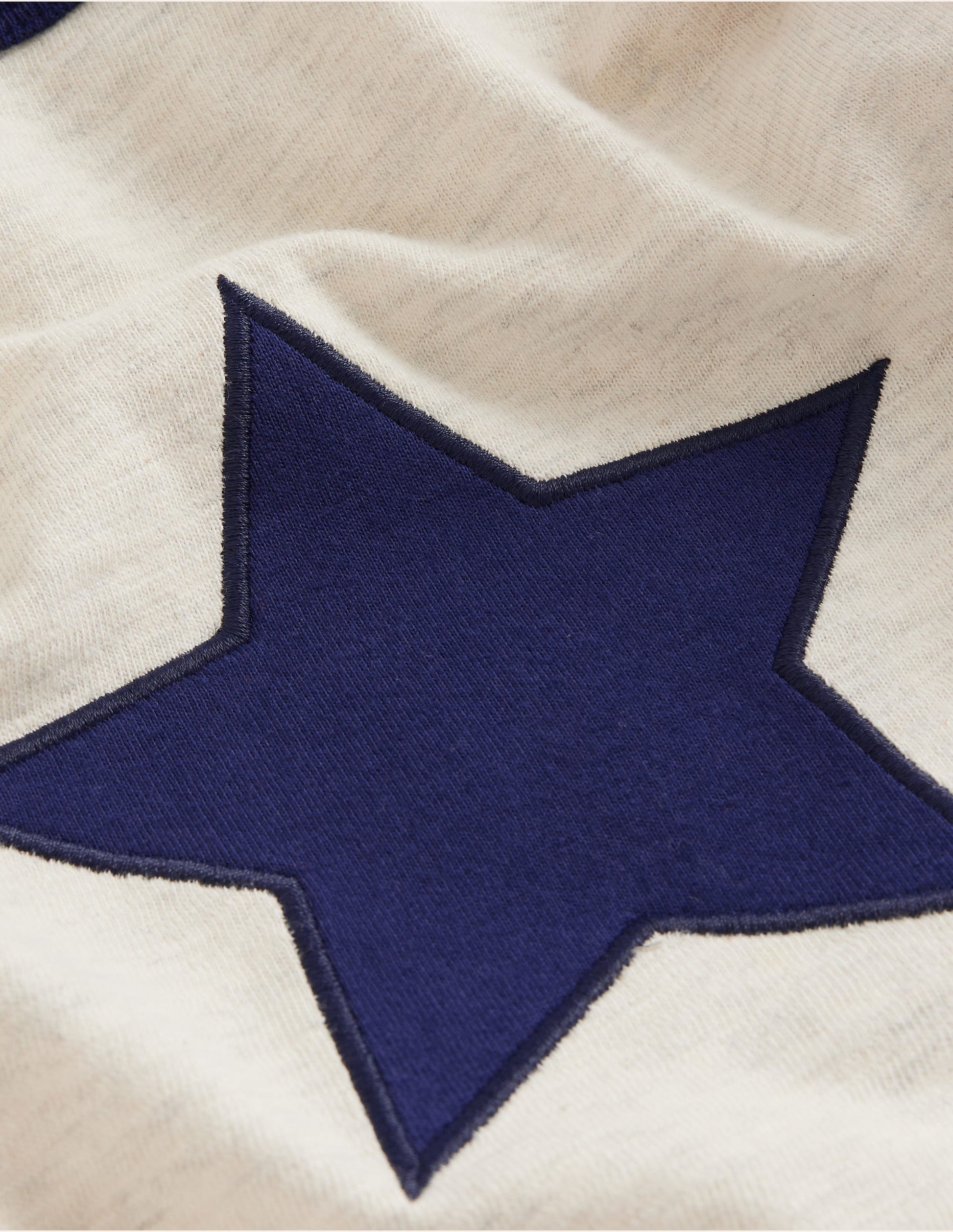 Long Sleeve Raglan T-shirt-Oatmeal Marl/ Sunset Orange-3