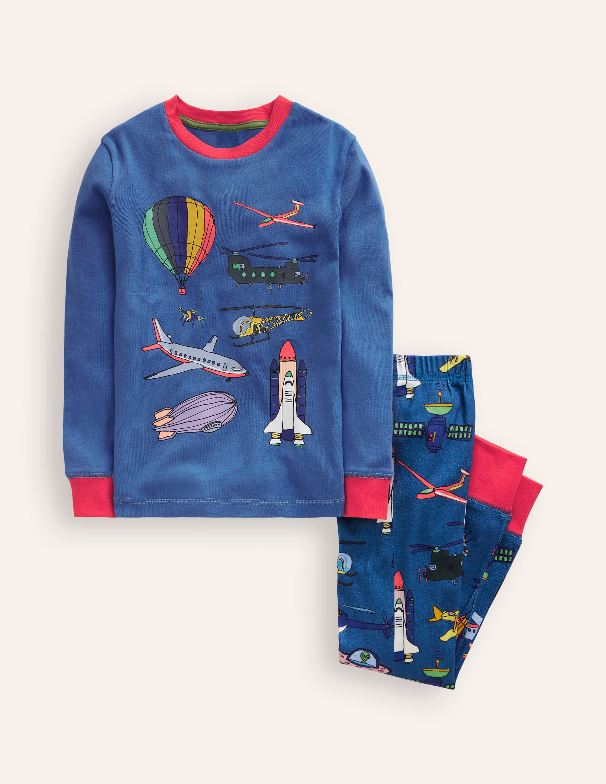 Snug Long John Pyjamas-Bluejay Transport - Image 1