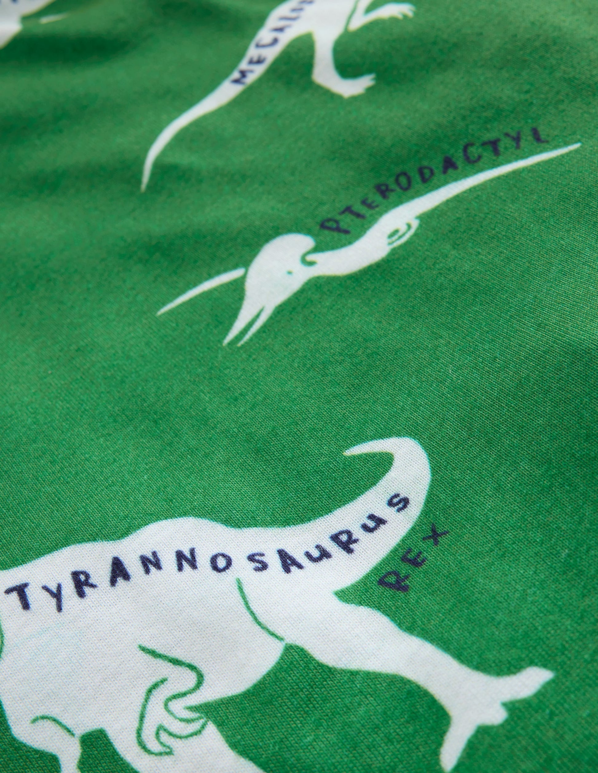 Snug Glow-in-the-dark Pyjamas-Highland Green Dino-3