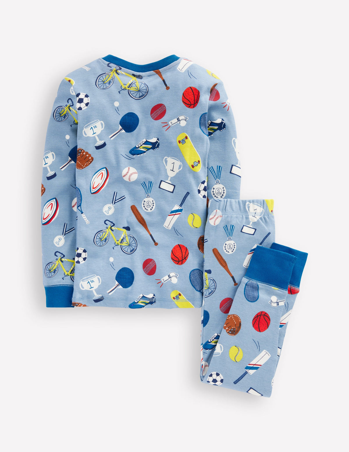 Snug Glow-in-the-dark Pyjamas-Blue Sport - Image 2