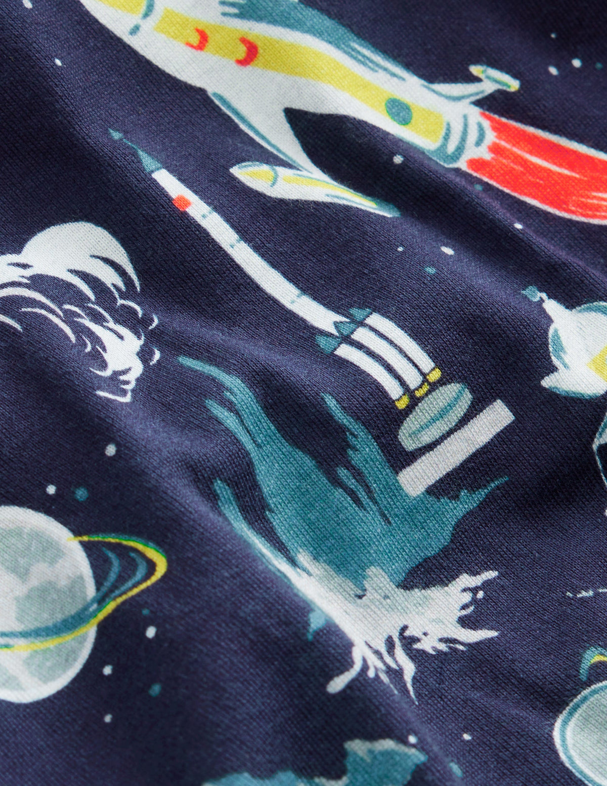 Snug Twin Pack Pyjamas-Grey Space and Navy Stripe-3