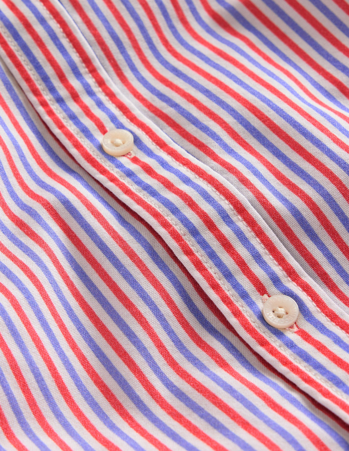 Oxford Shirt-Poppy Red/Blue Stripe-8