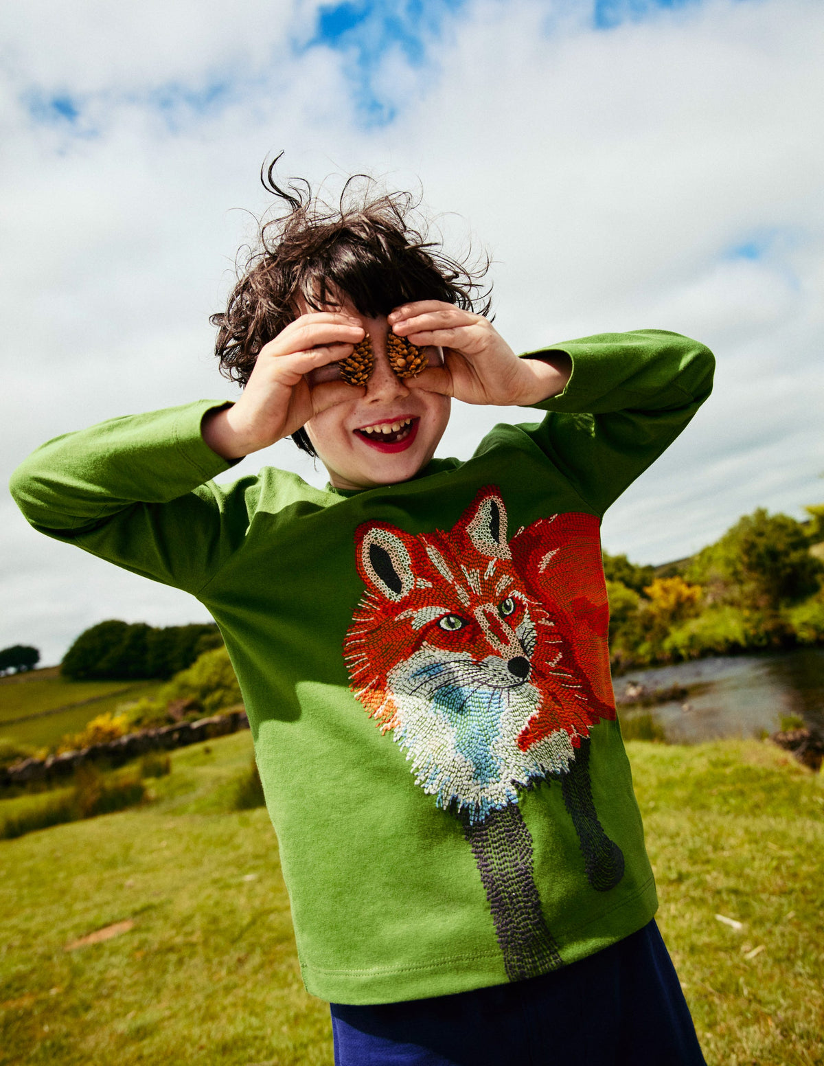Superstitch T-shirt-Leaf Green Fox - Image 4