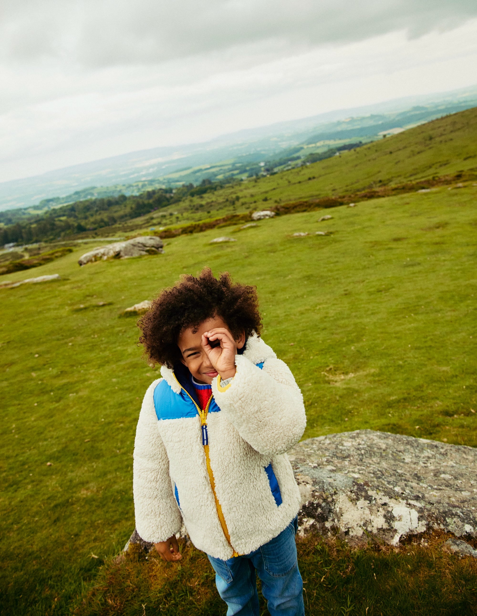 Reversible Cosy Borg Coat-Bluejay - Image 7