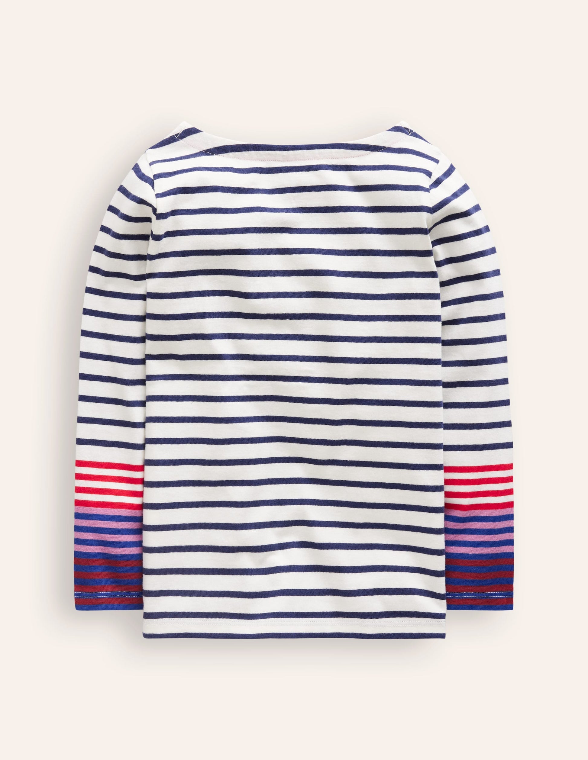 Ella Breton-Navy/ Pink Cuff-2
