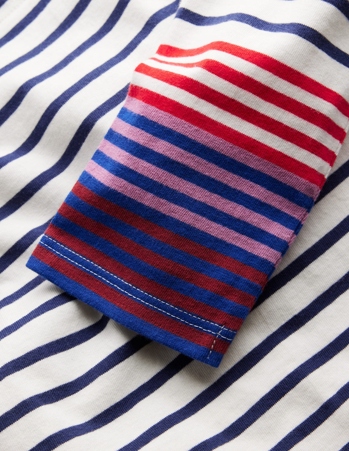 Ella Breton-Navy/ Pink Cuff-3