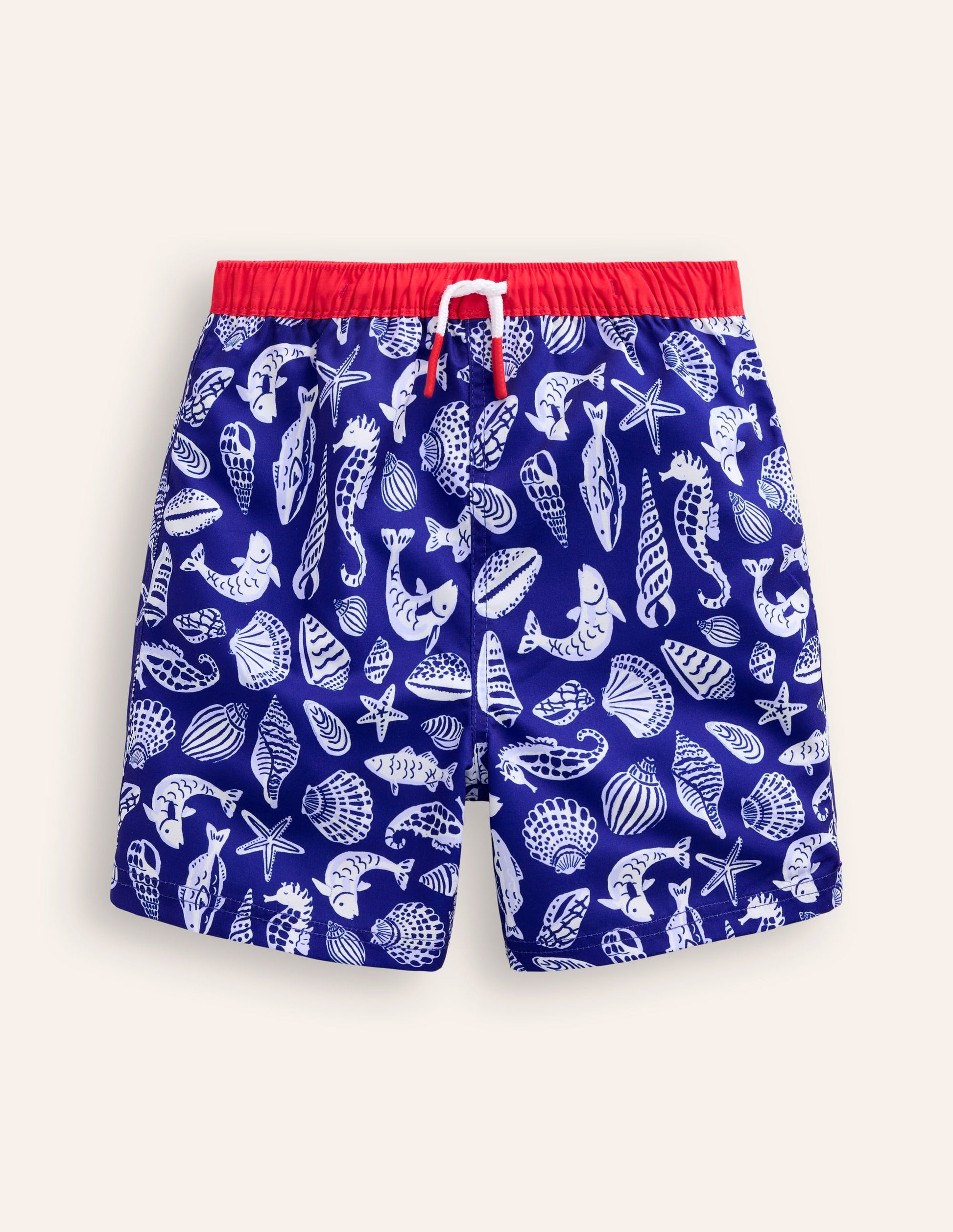 Swim Shorts-Sapphire Blue Seashore-1