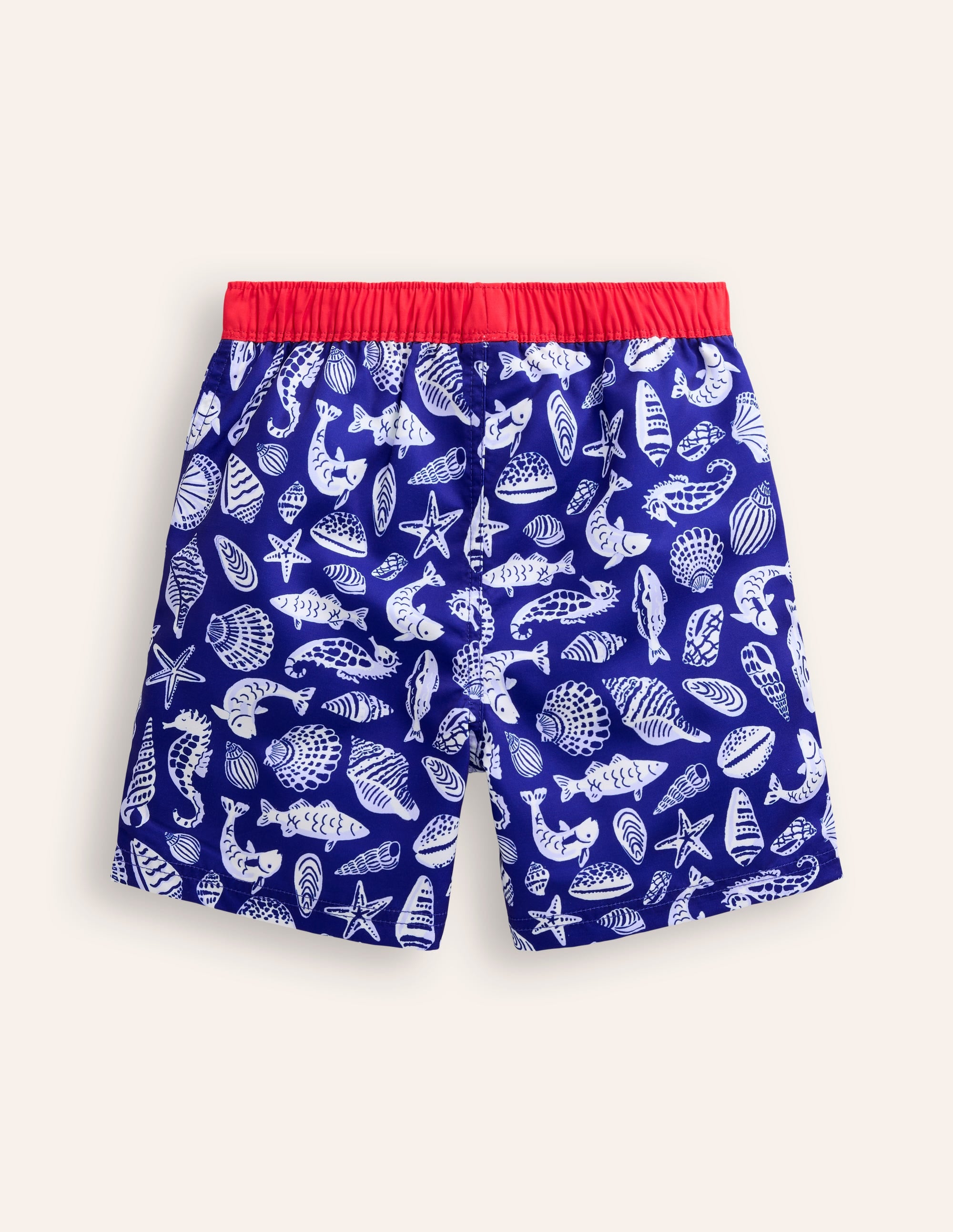 Swim Shorts-Sapphire Blue Seashore - Image 2
