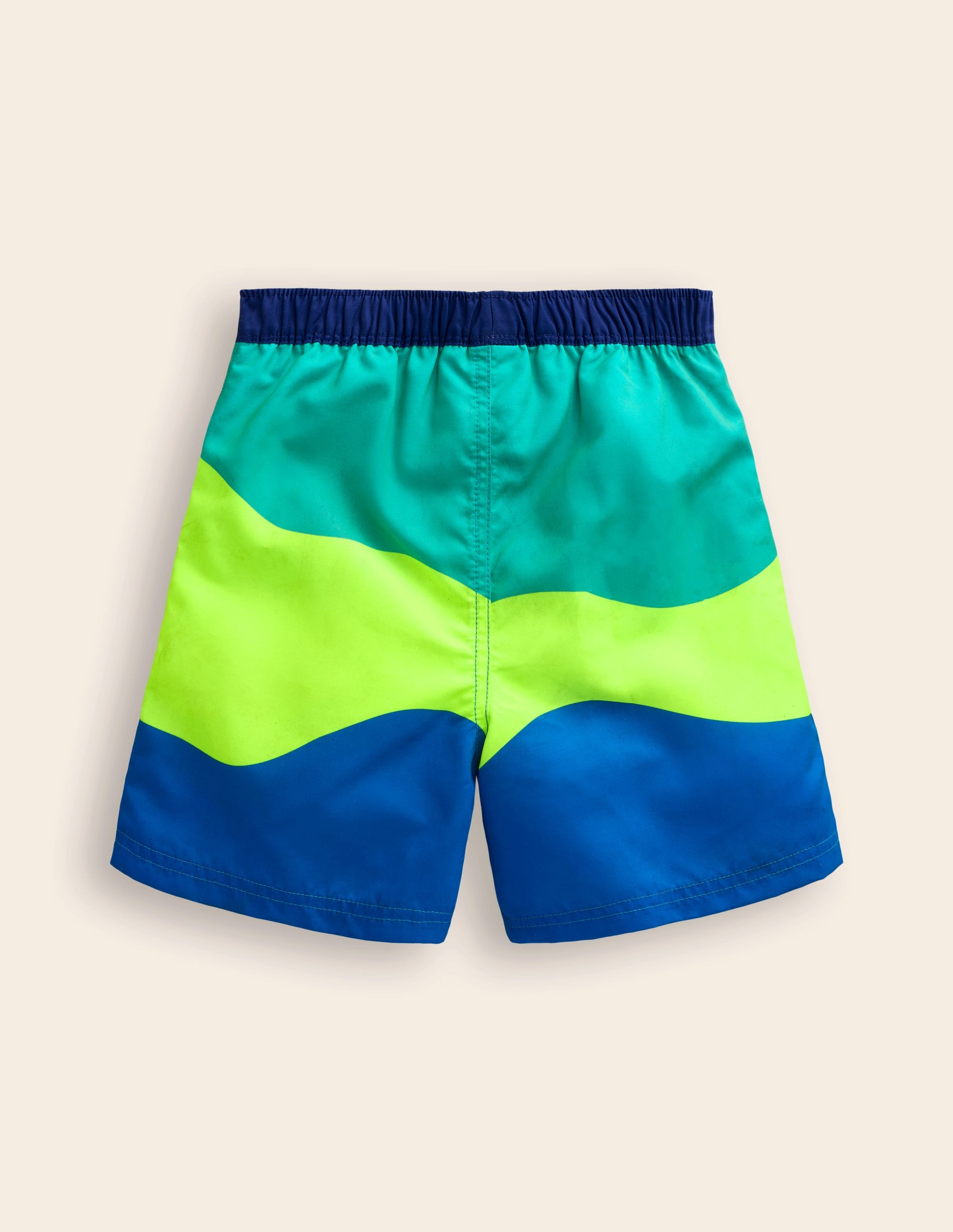 Swim Shorts-Yellow Colourblock - Image 2