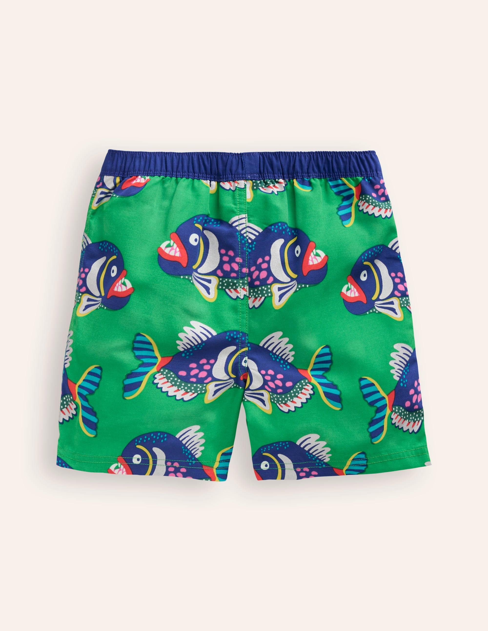 Swim Shorts-Sapling Green Piranhas - Image 2