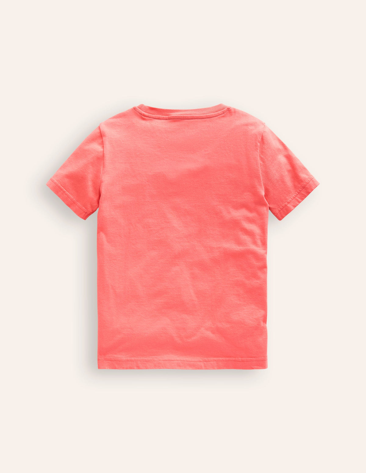 Big Appliqué Animals T-shirt-Coral Pink Toucans-2