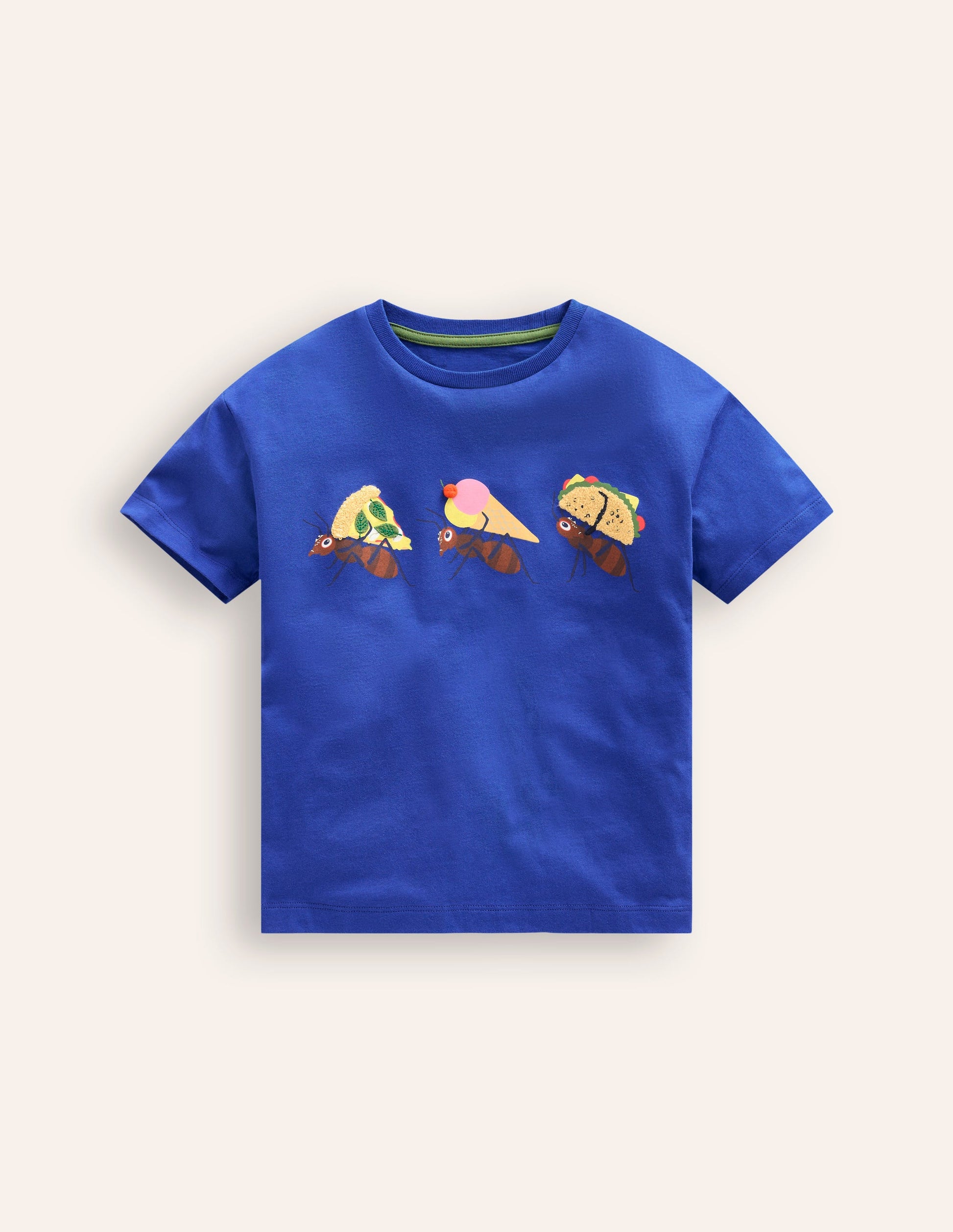 Funny Logo T-shirt-Brilliant Blue-1