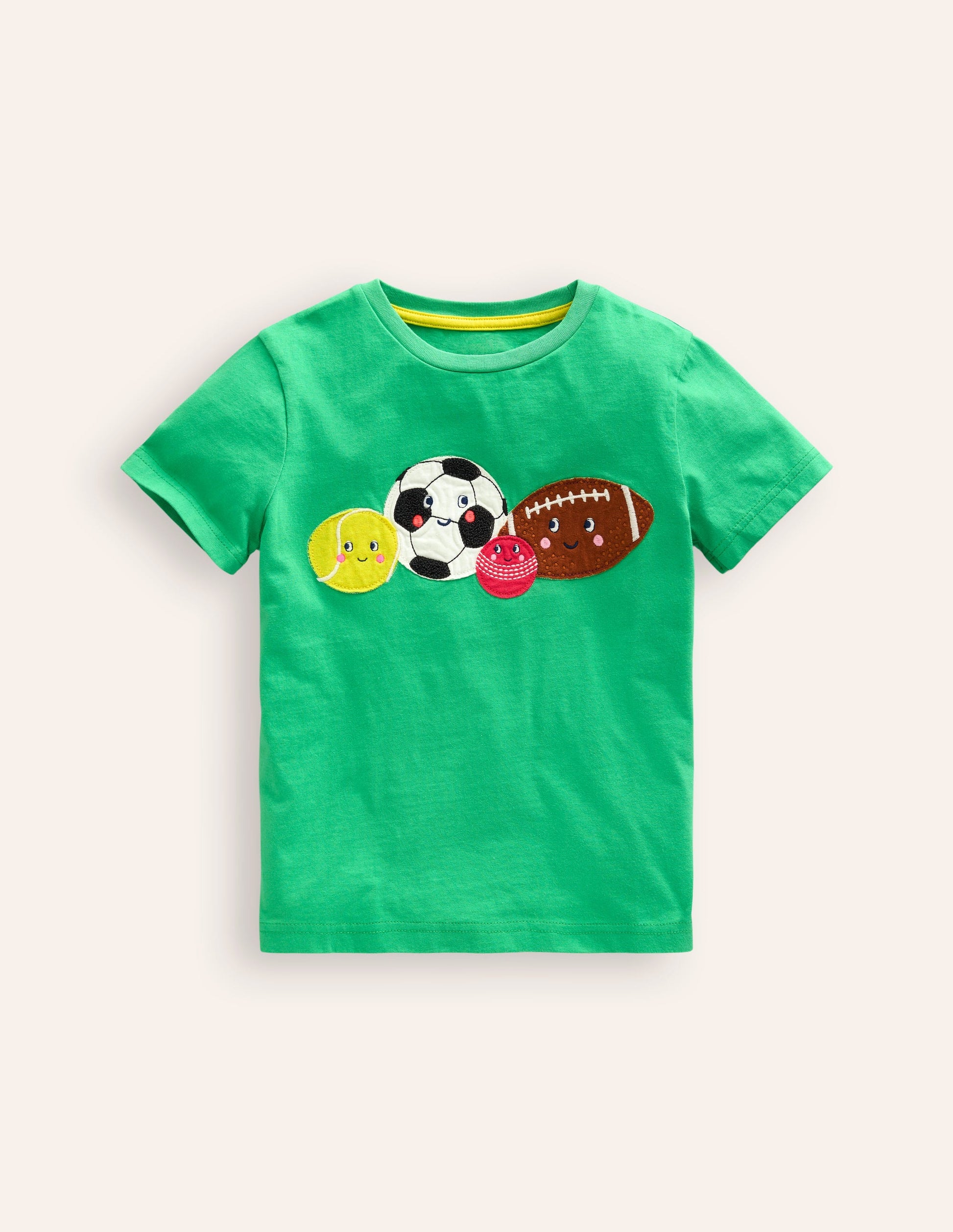 Novelty Sports Balls T-shirt-Pea Green Sports-1