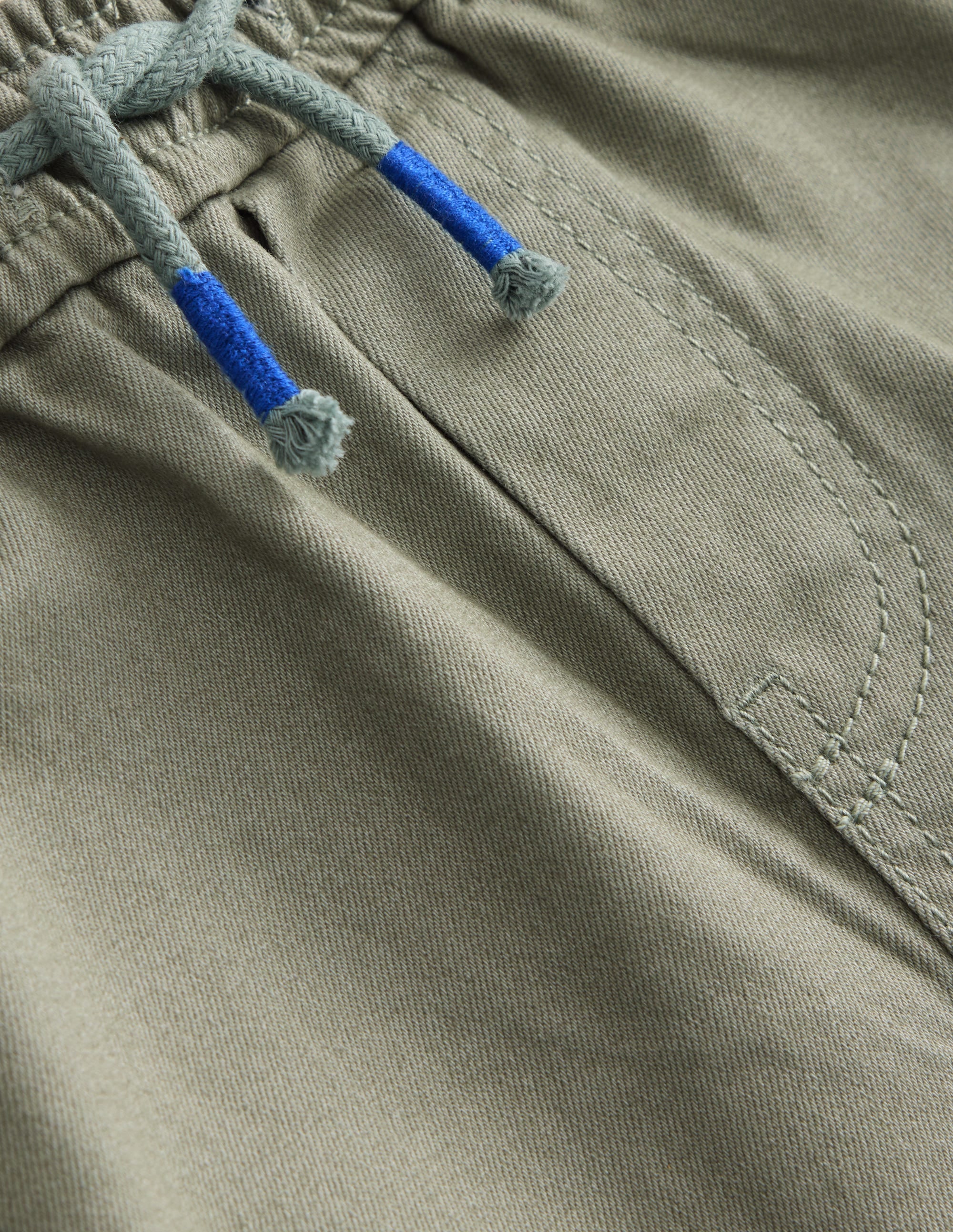 Relaxed Slim Pull-on Trousers-Pottery Green - Image 3