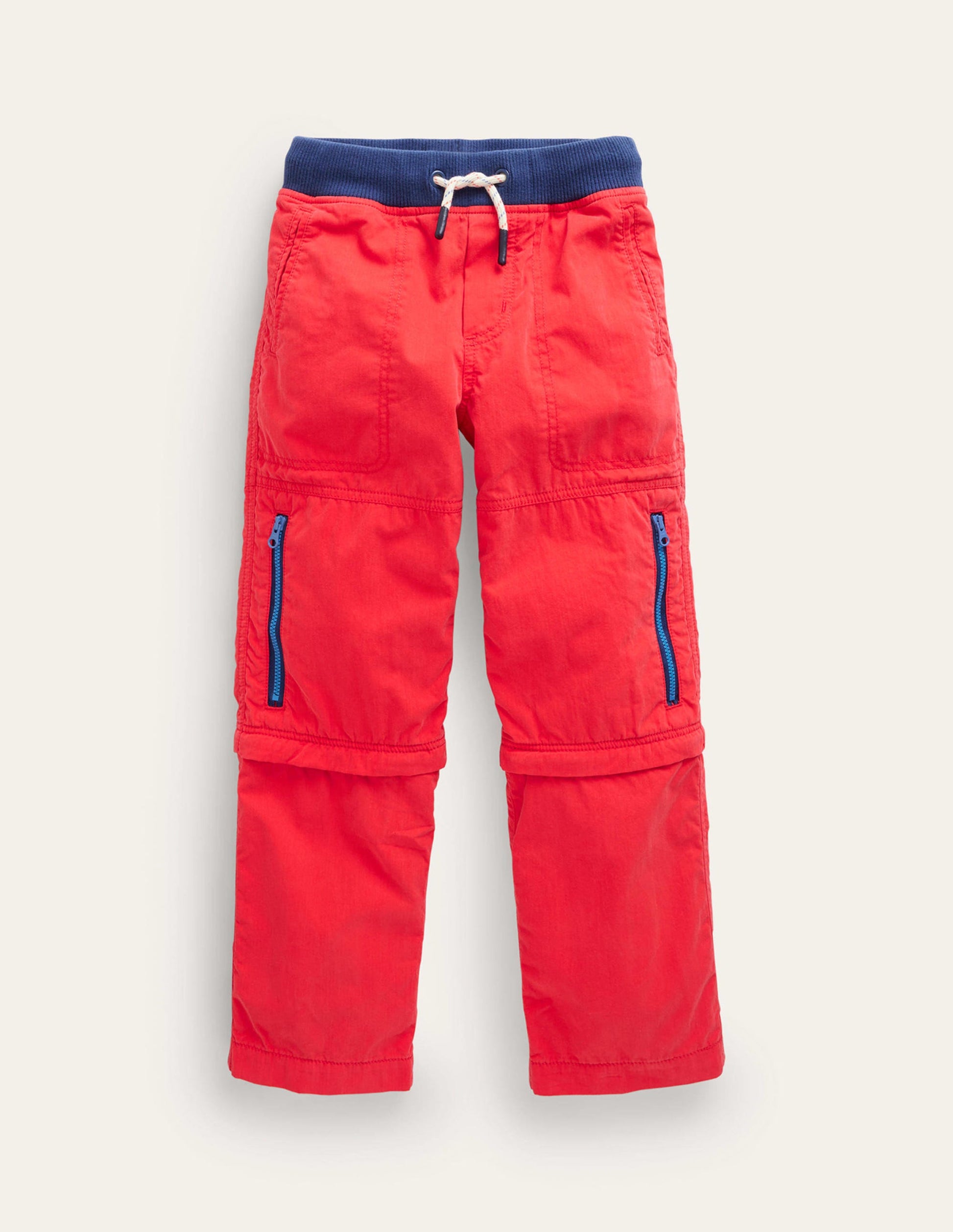 Zip-off Techno Trousers-Firecracker Red-1