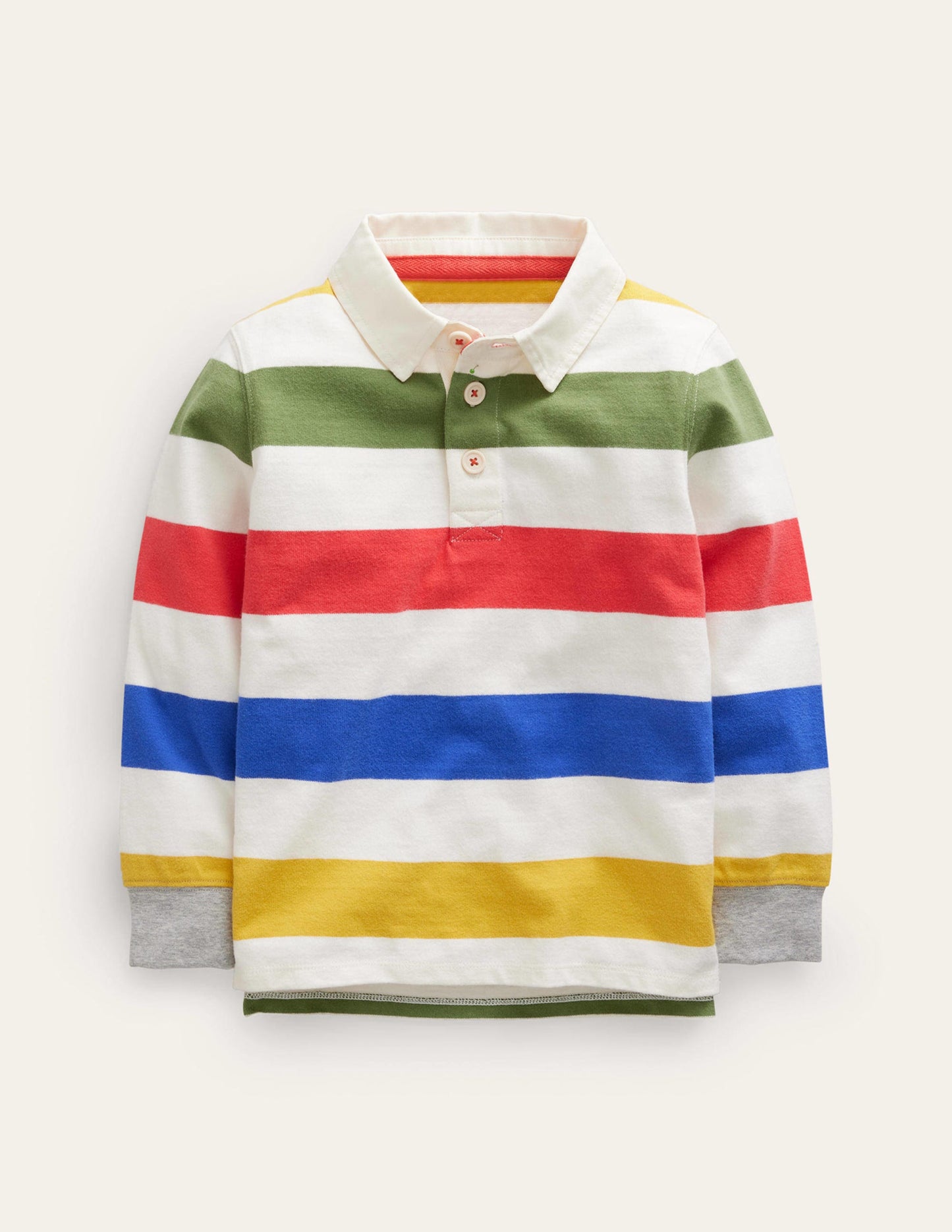 Classic Rugby Shirt-Jam/Blue Heron/Lemon/Safari