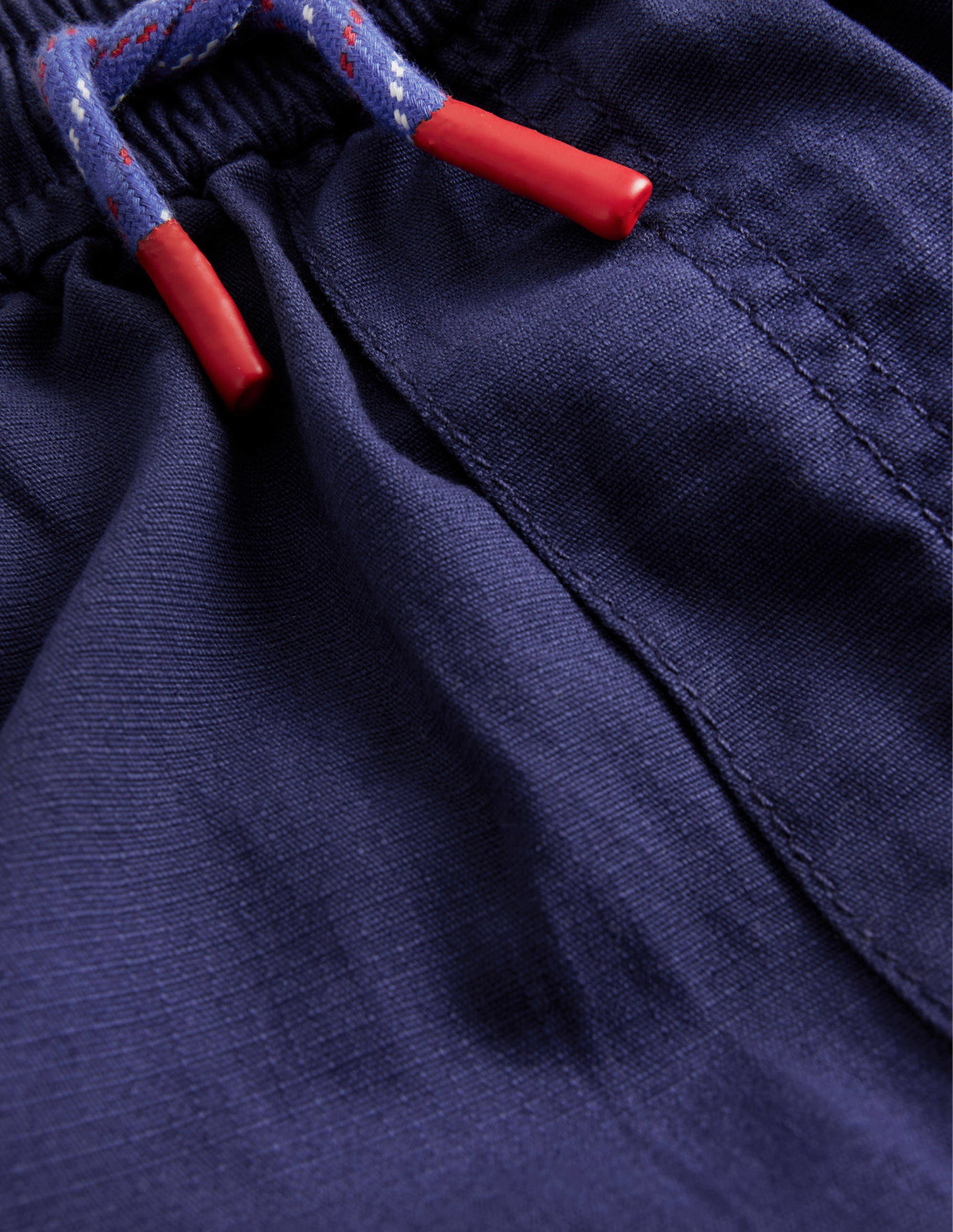 Cargo Pull-on Trousers-College Navy - Image 3