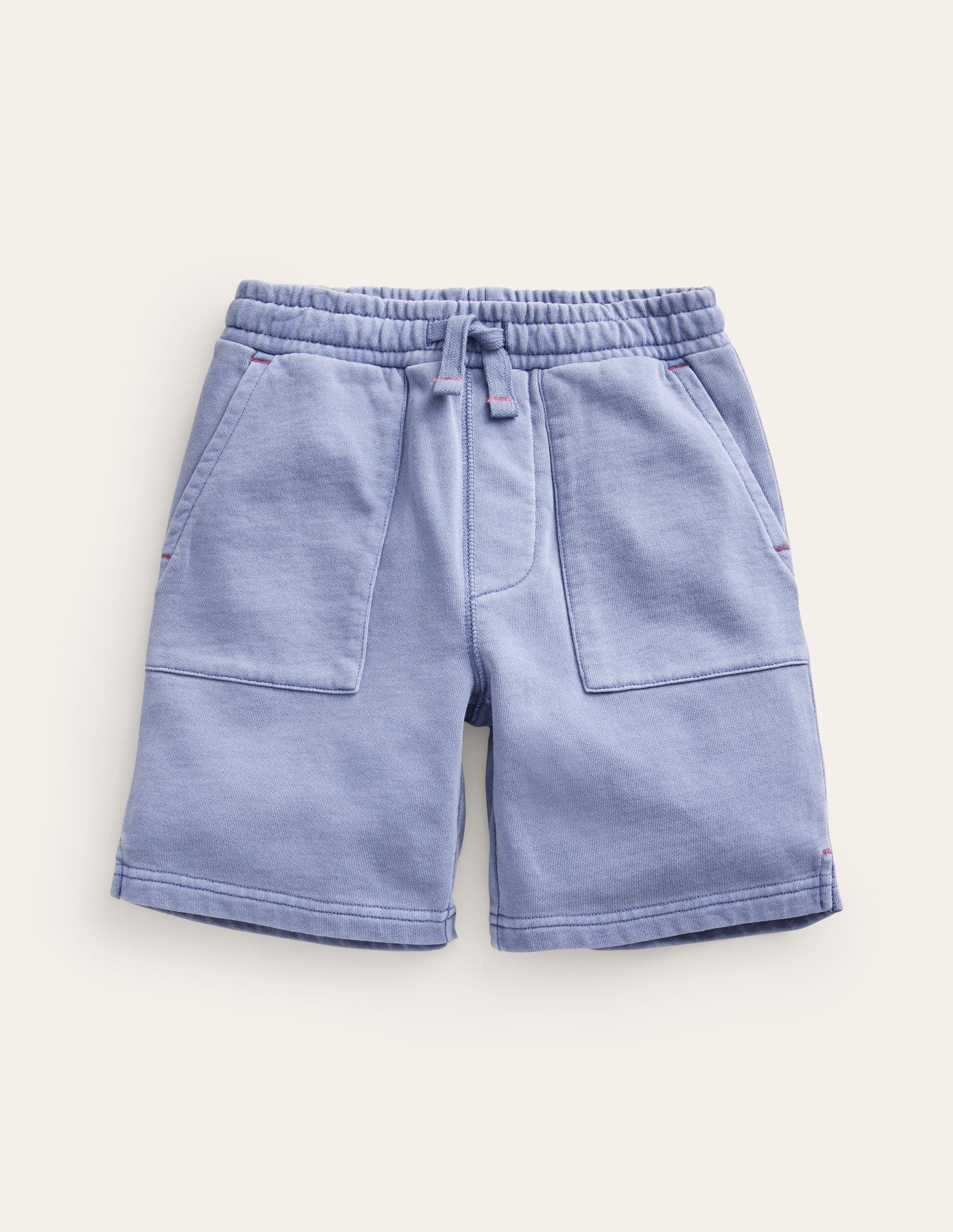 Garment Dye Shorts-Dusty Blue-1
