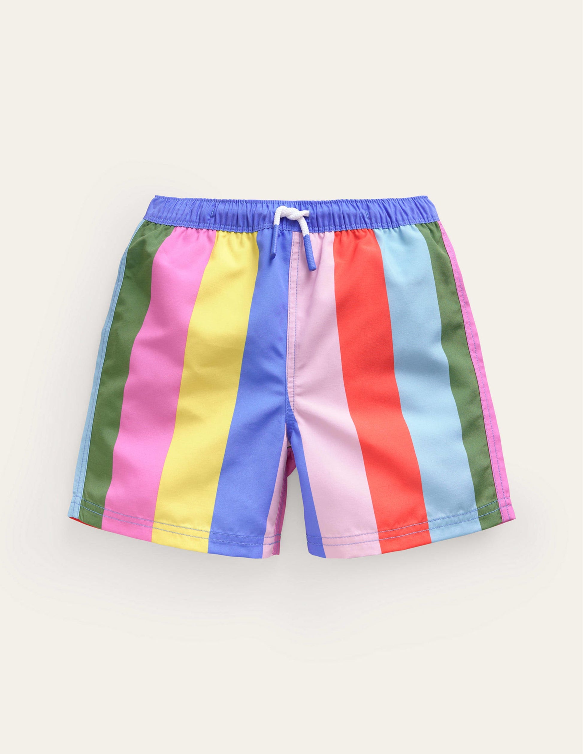 Swim Shorts-Soft Swim Multistripe-1