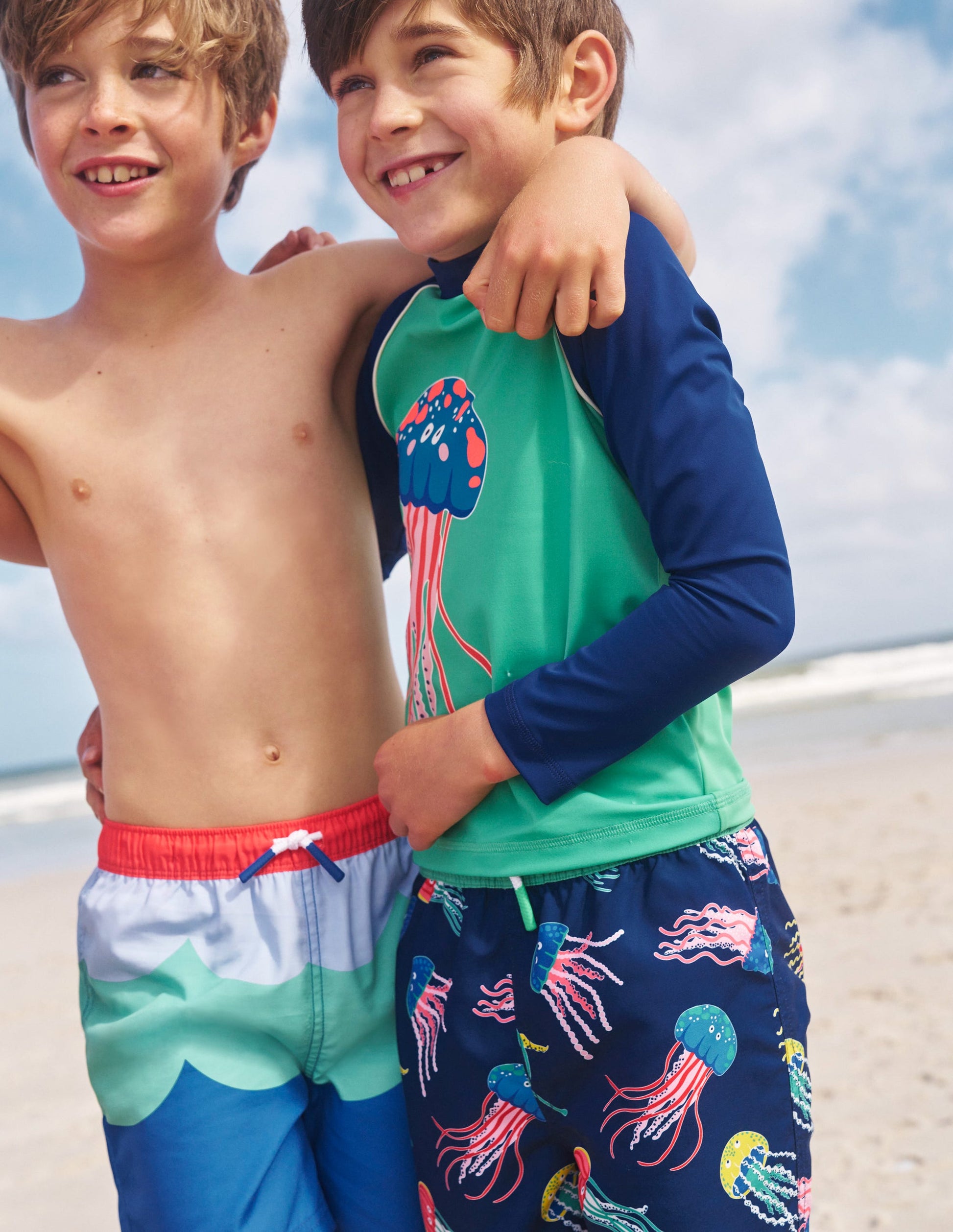 Swim Shorts-Multi Jellyfish-4