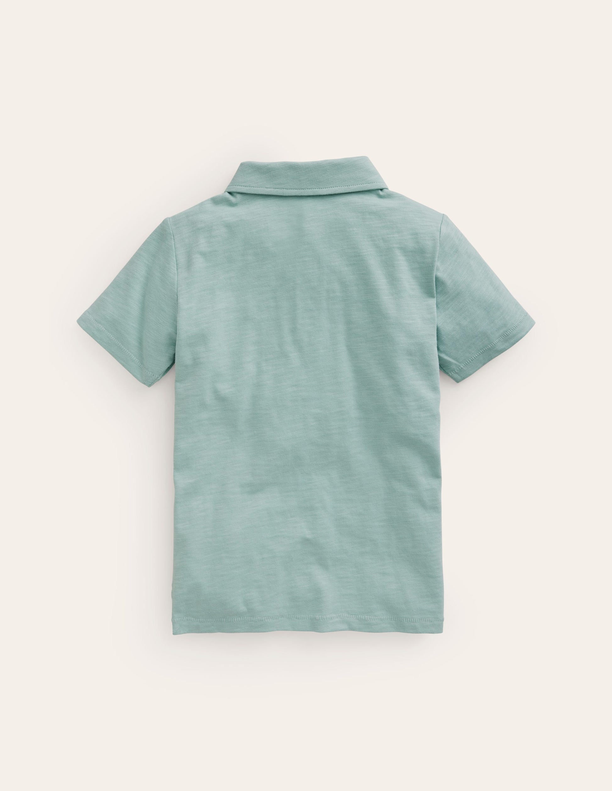 Slub Polo Shirt-Georgian Blue-2