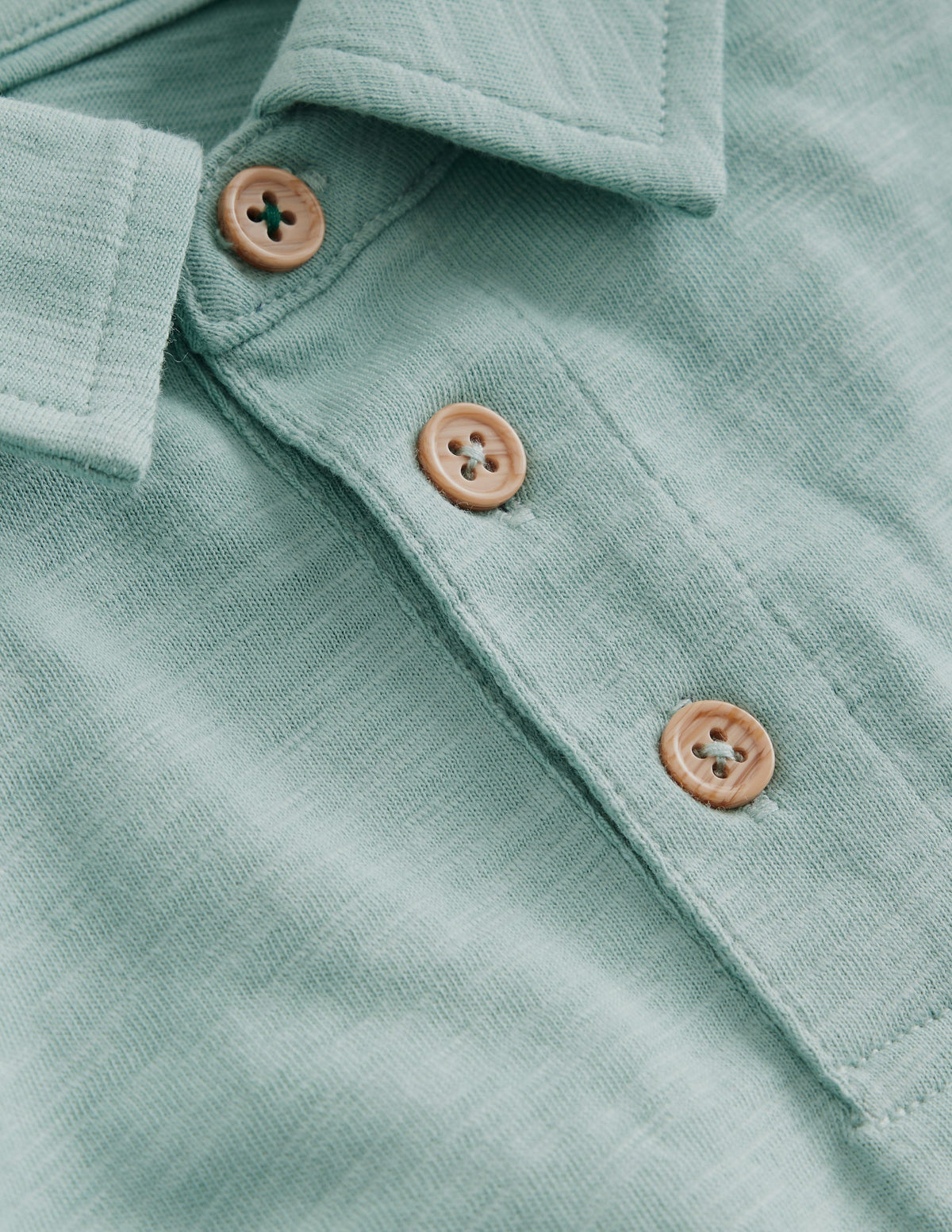 Slub Polo Shirt-Georgian Blue - Image 3