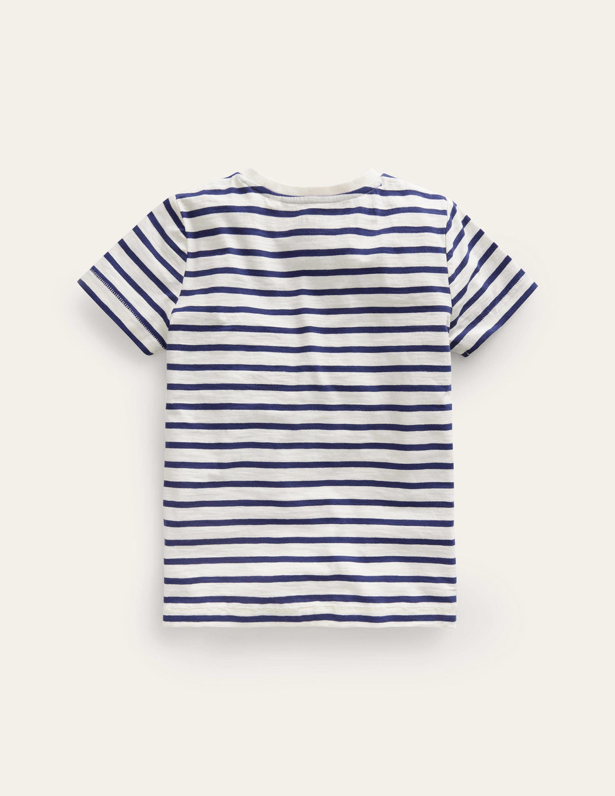 Washed Slub T-shirt-Starboard/Ivory - Image 2