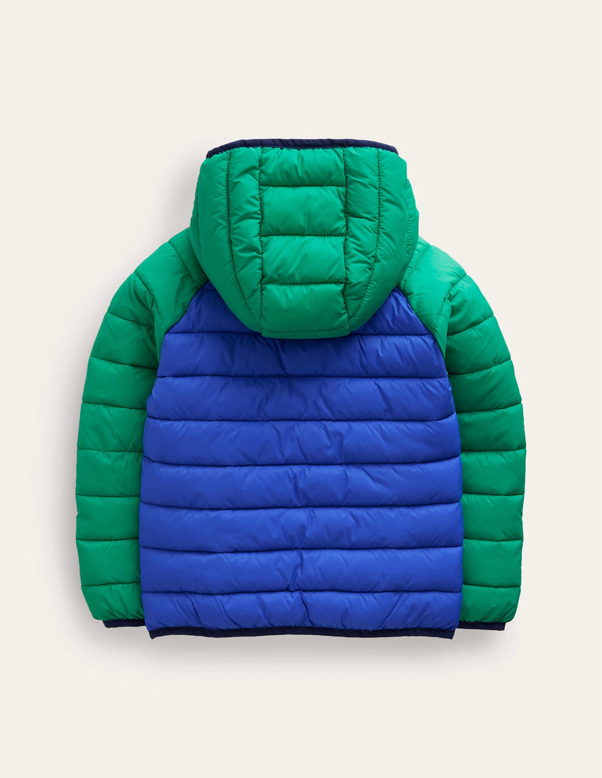 Pack-away Padded Jacket-Blue Heron/ Jade Green-2