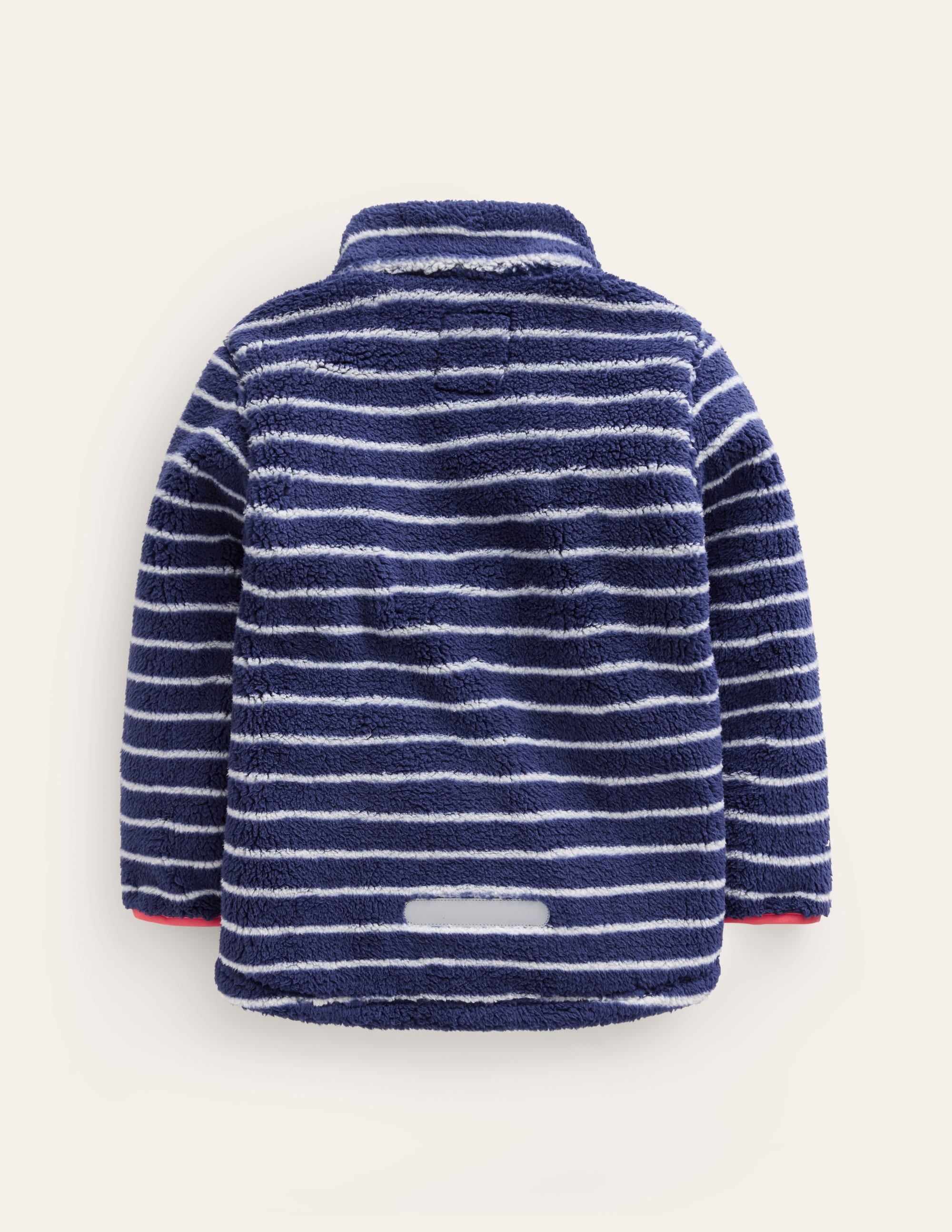 Cosy Windproof Fleece-College Navy / Ivory Stripe - Image 2