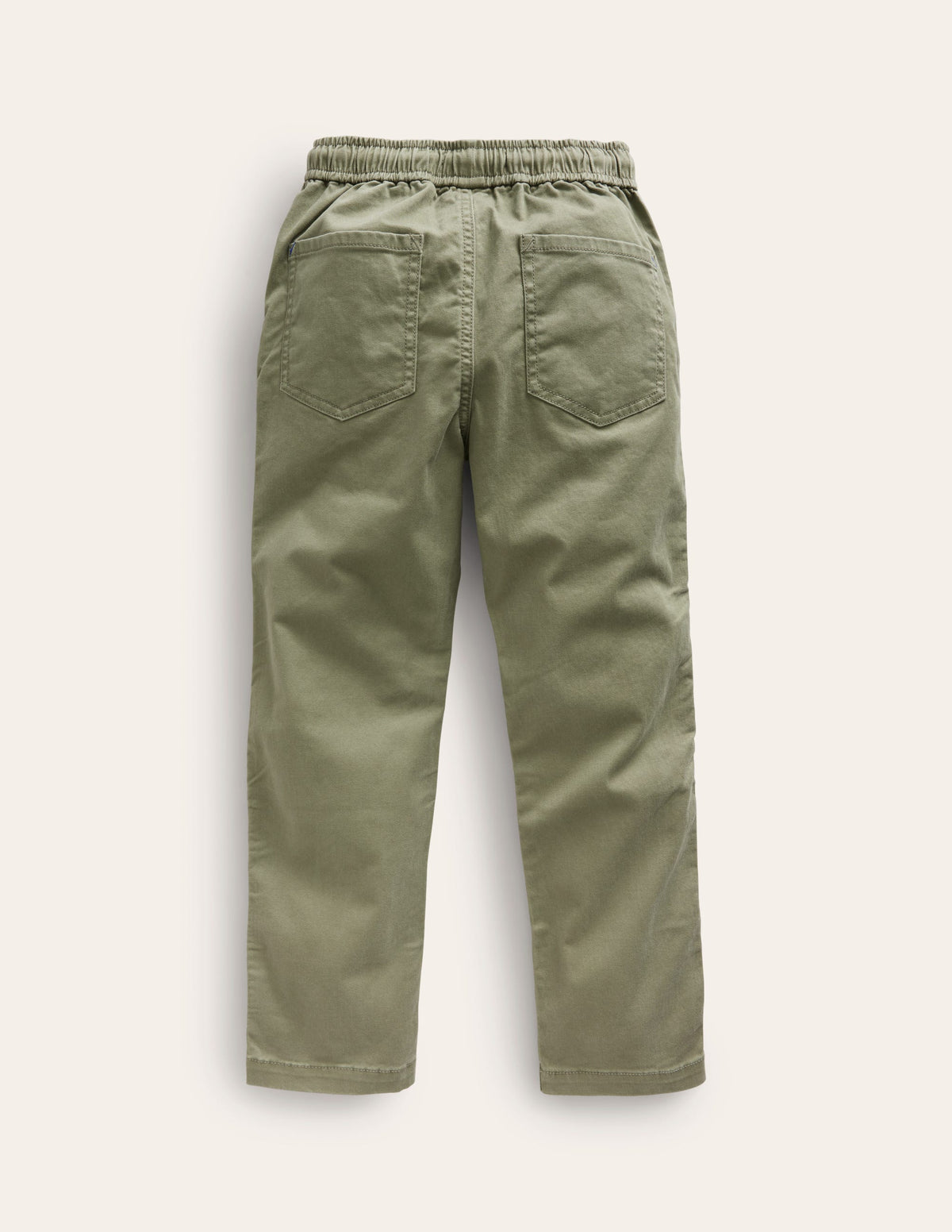 Slim Pull-On Trousers-Pottery Green - Image 2