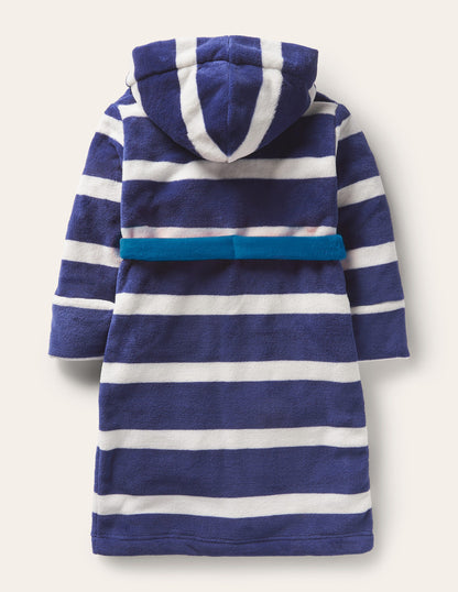 Cosy Dressing Gown-Starboard/Ivory-2