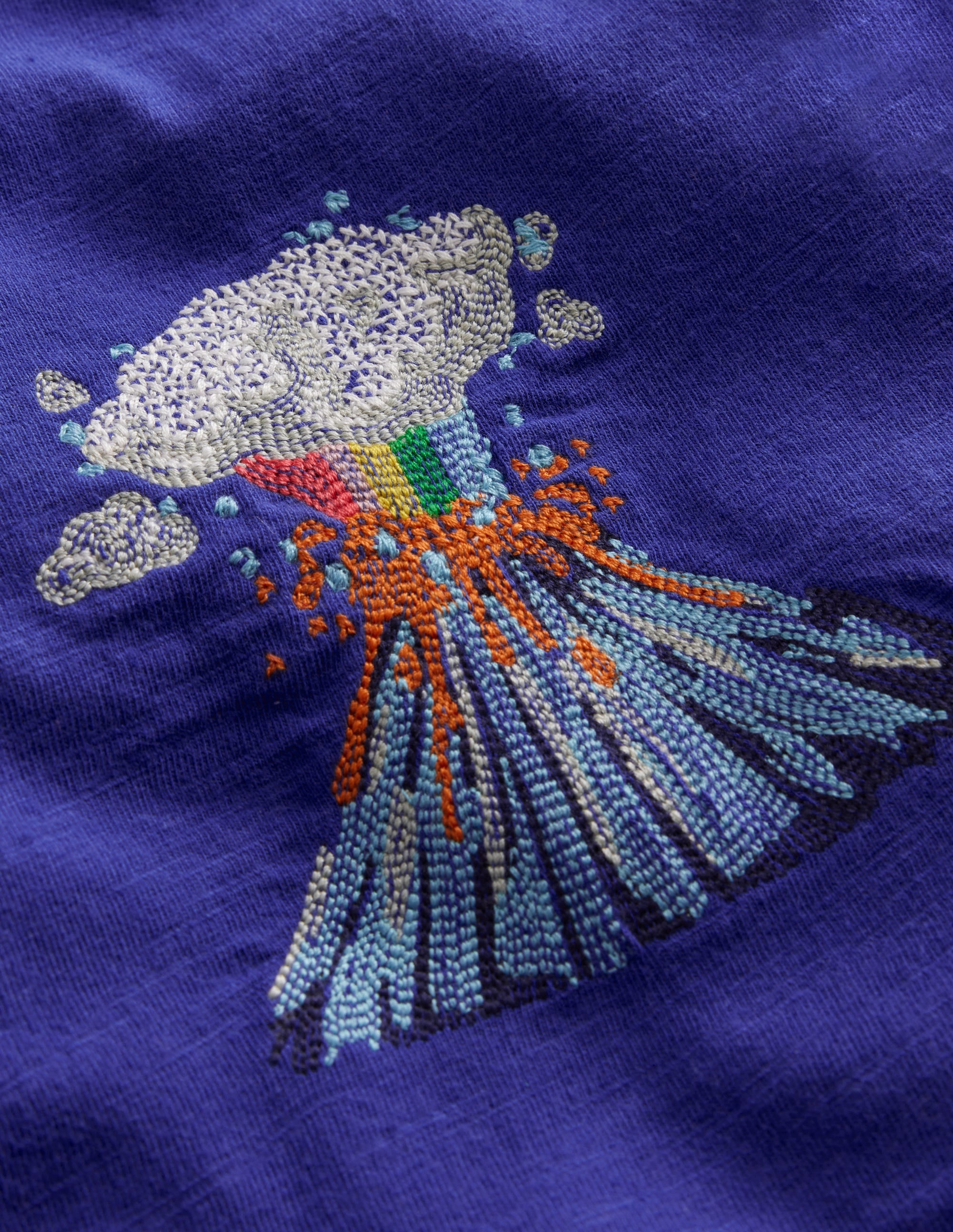 Superstitch Logo T-Shirt-Blue Heron Volcano - Image 3
