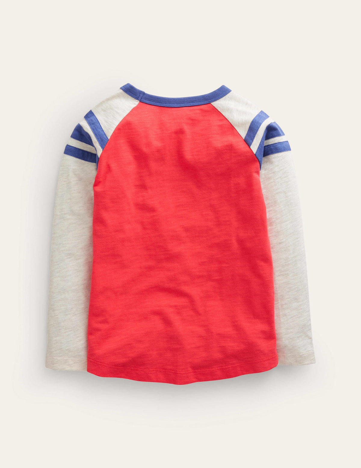 Long Sleeve Raglan T-shirt-Jam Red/Oatmeal Marl Star-2